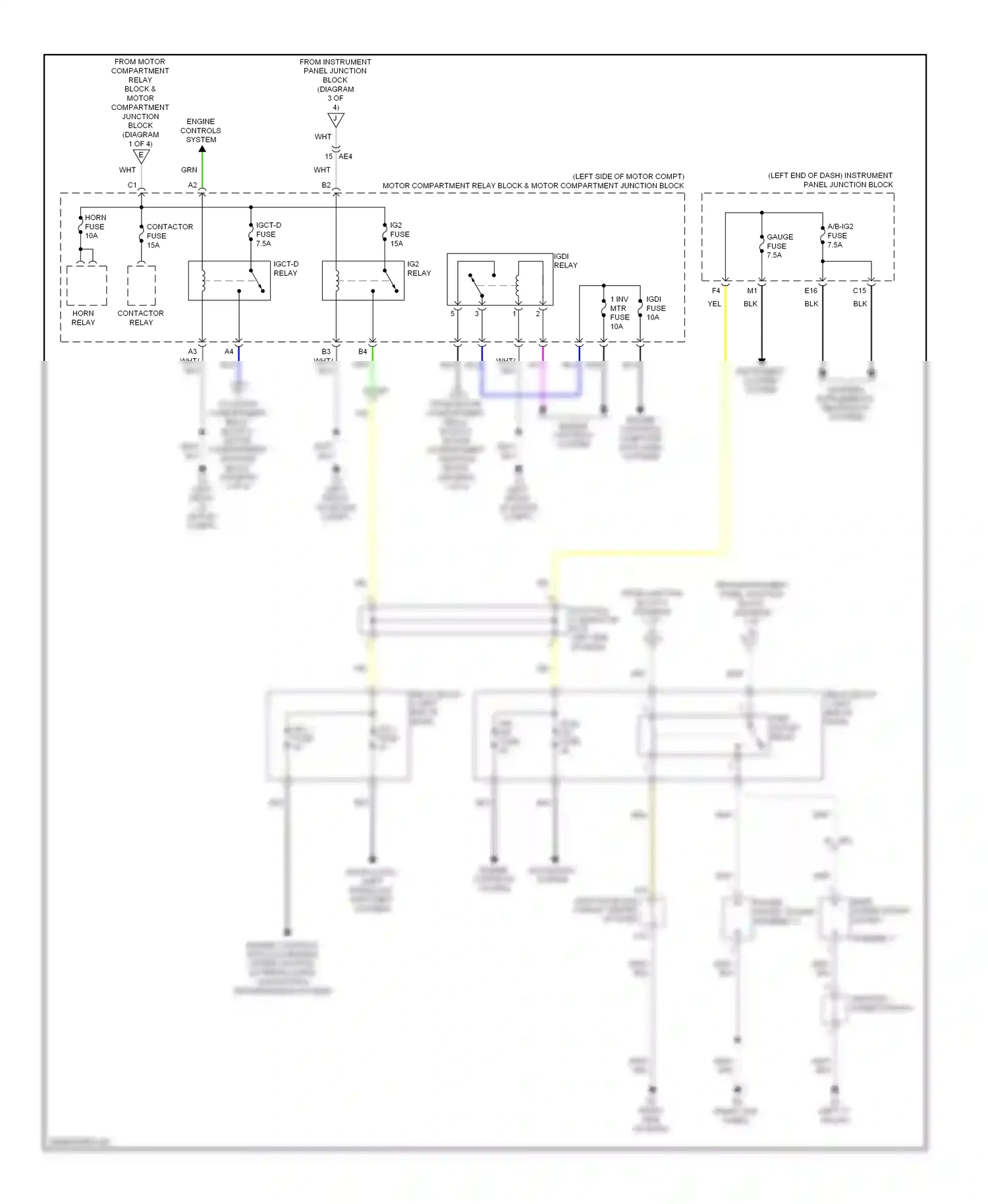 Toyota RAV4 III facelift (2010-2016) engine controls, computer data lines systems wiring diagram  (1 of 1)