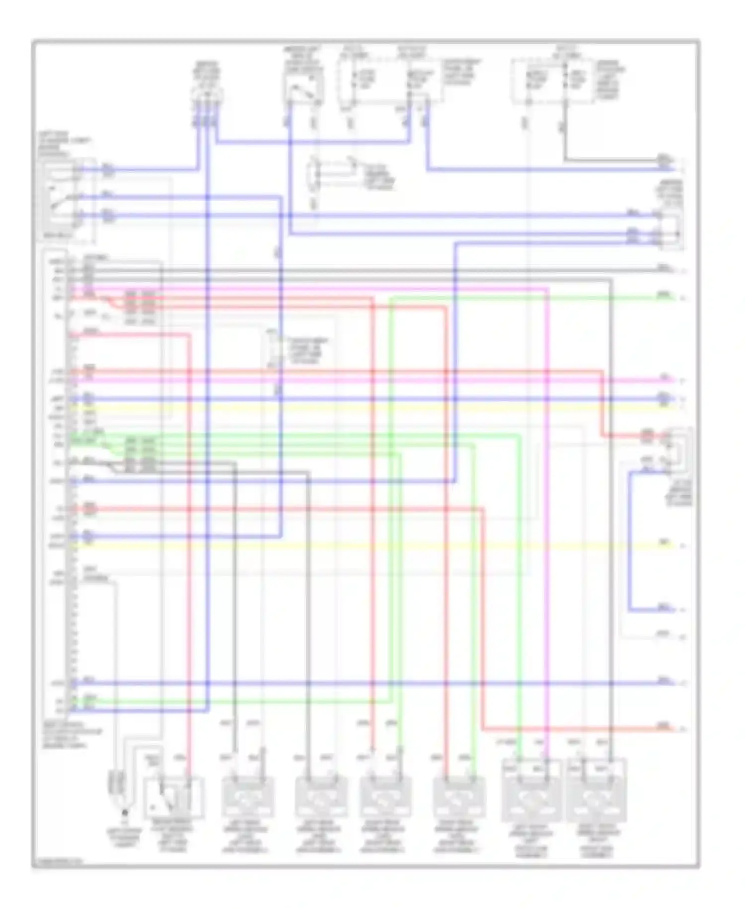 RAV4 Toyota III (2005-2010): Anti-lock brakes circuit (1 of 2)