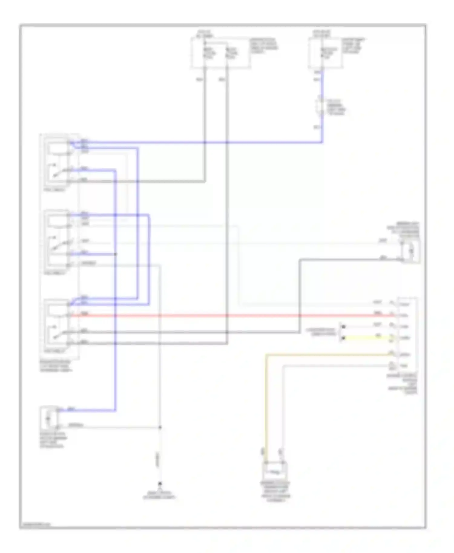 RAV4 Toyota III (2005-2010): 2.4l, cooling fan circuit