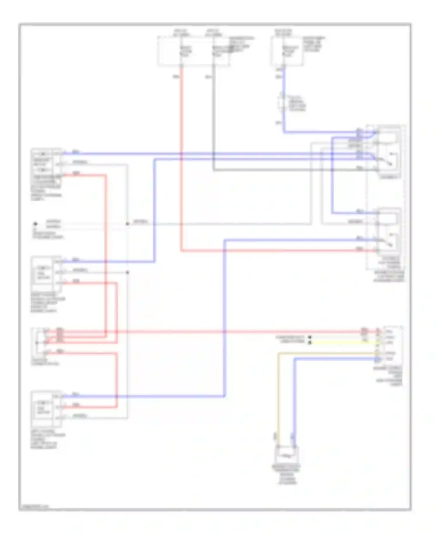 RAV4 Toyota III (2005-2010): 3.5l, cooling fan circuit