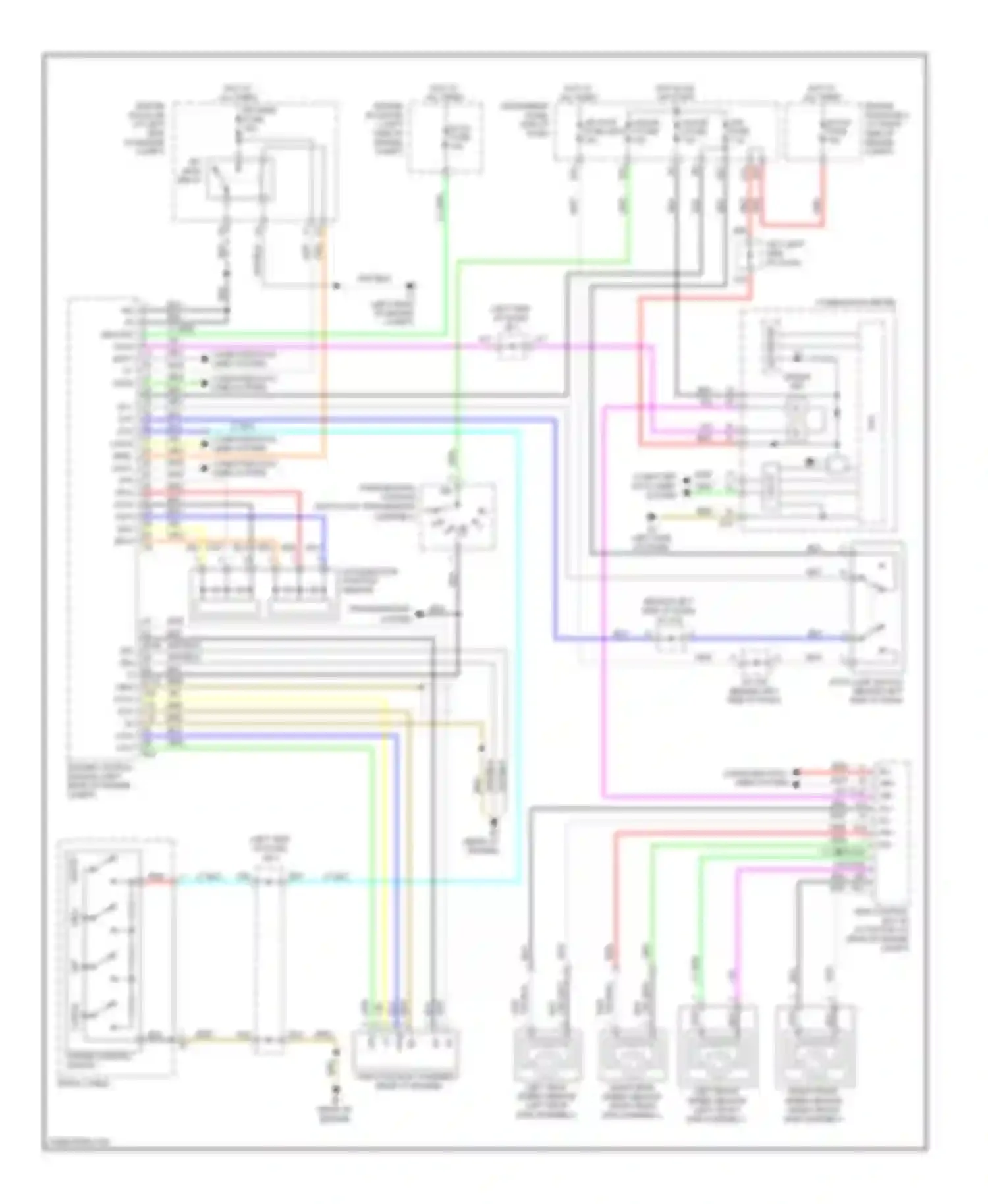 RAV4 Toyota III (2005-2010): 2.4l, cruise control circuit