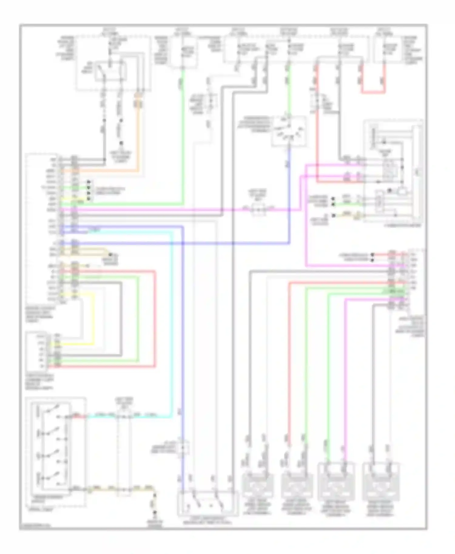 RAV4 Toyota III (2005-2010): 3.5l, cruise control circuit