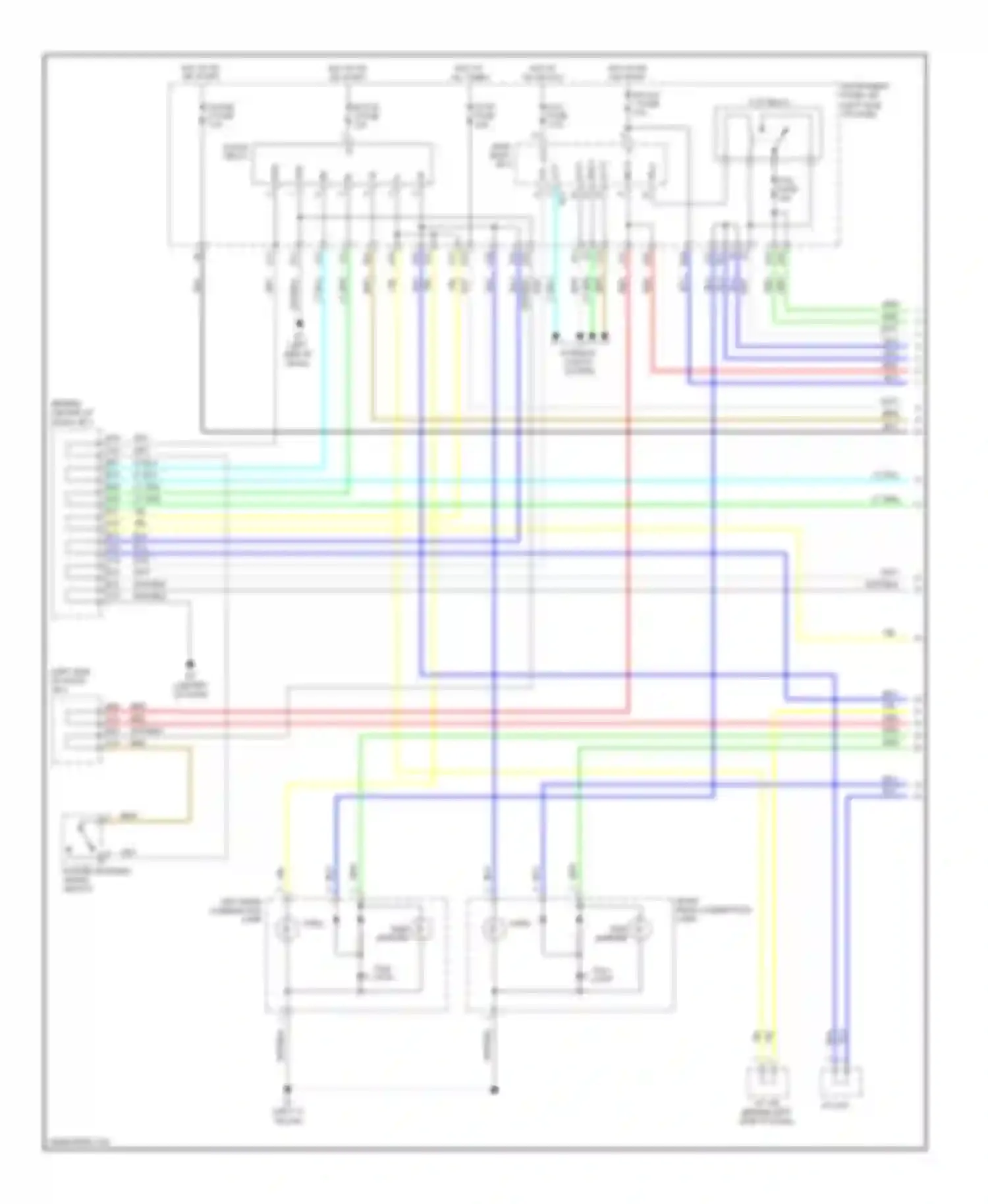 RAV4 Toyota III (2005-2010): Exterior lamps circuit (1 of 2)