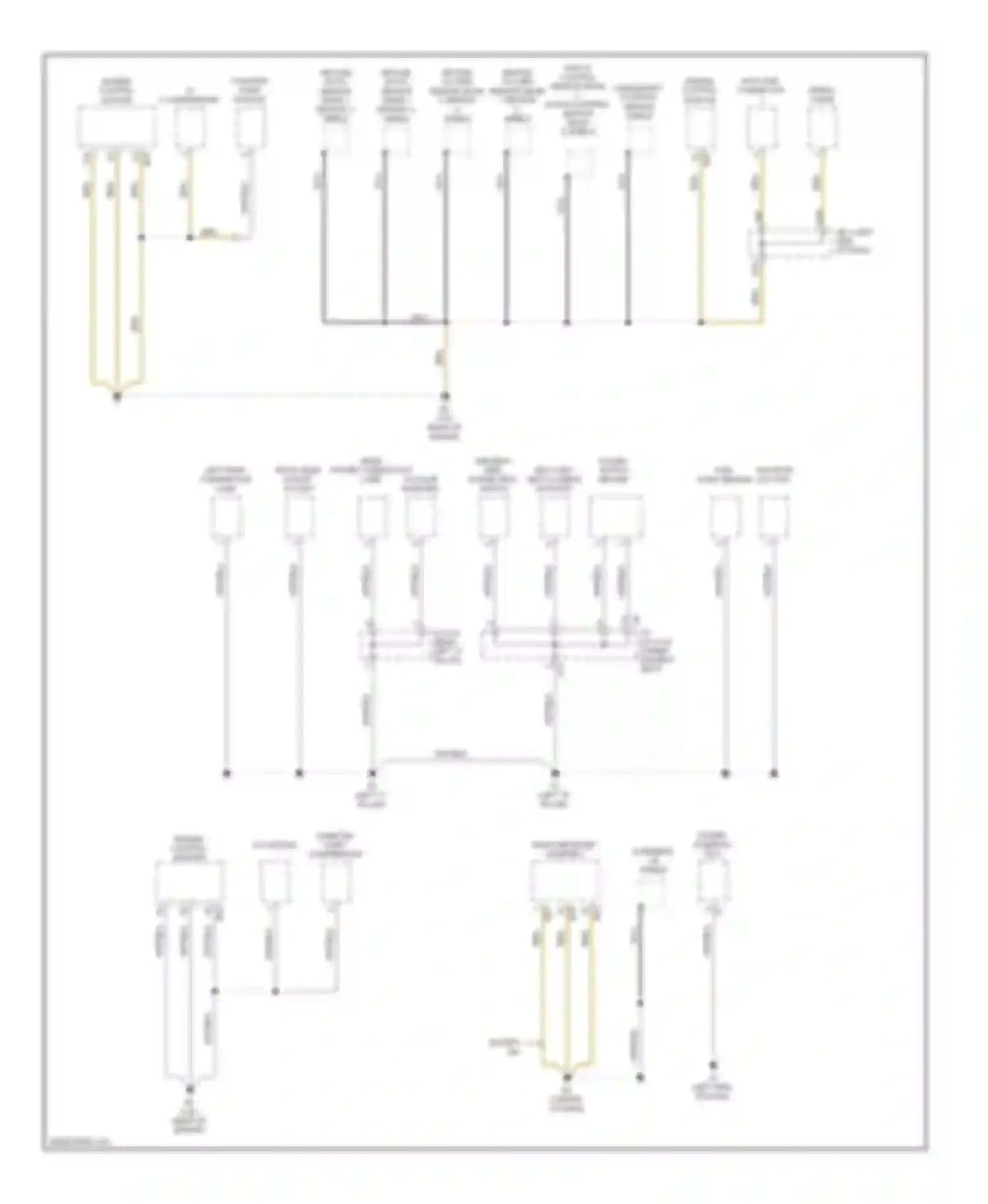 RAV4 Toyota III (2005-2010): Ground distribution circuit (3 of 3)