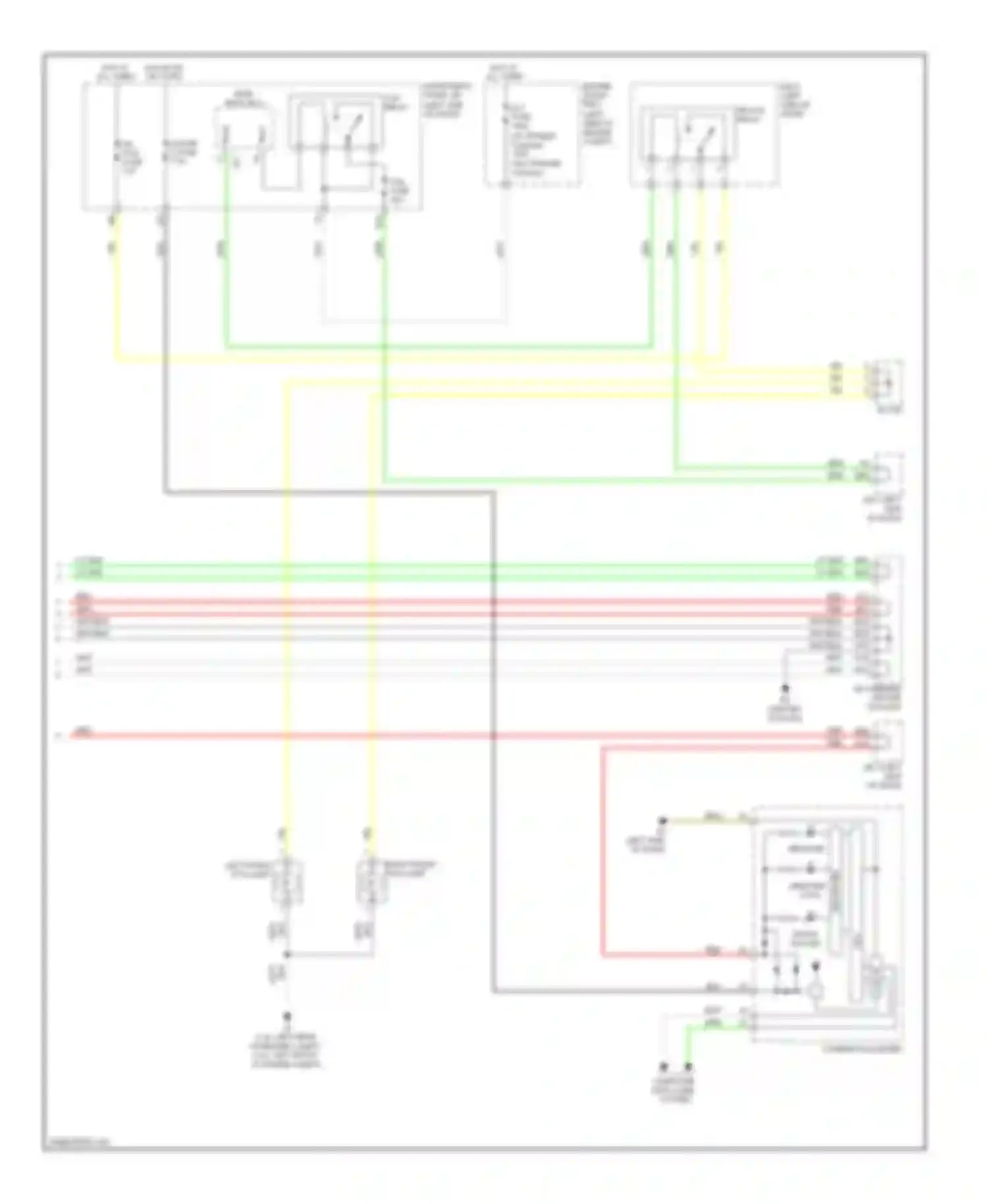 RAV4 Toyota III (2005-2010): Headlights circuit, with drl (2 of 2)