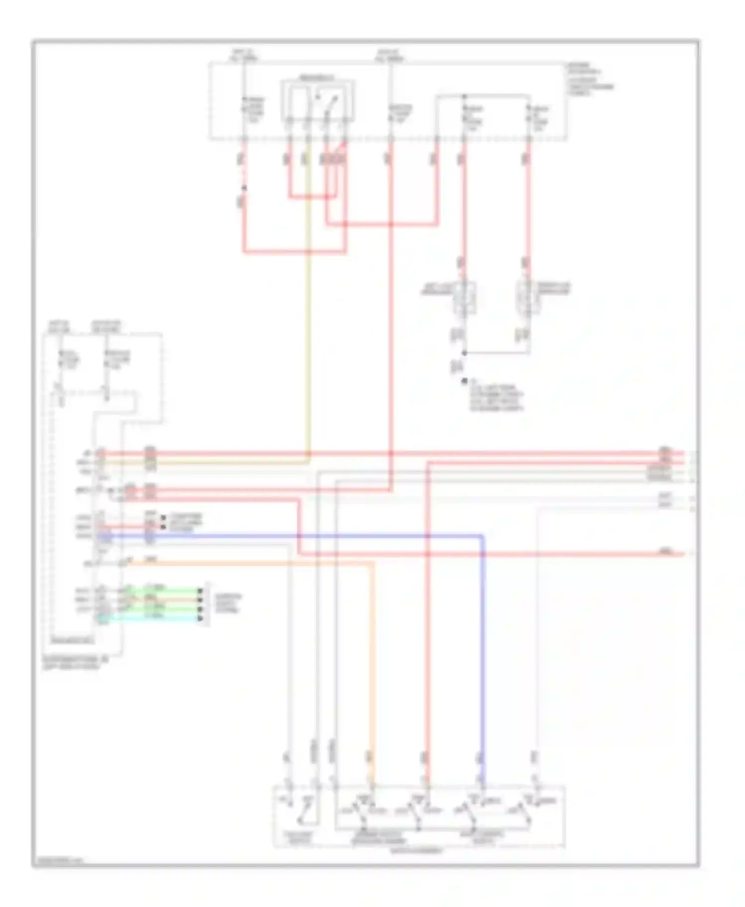 RAV4 Toyota III (2005-2010): Headlights circuit, without drl (1 of 2)