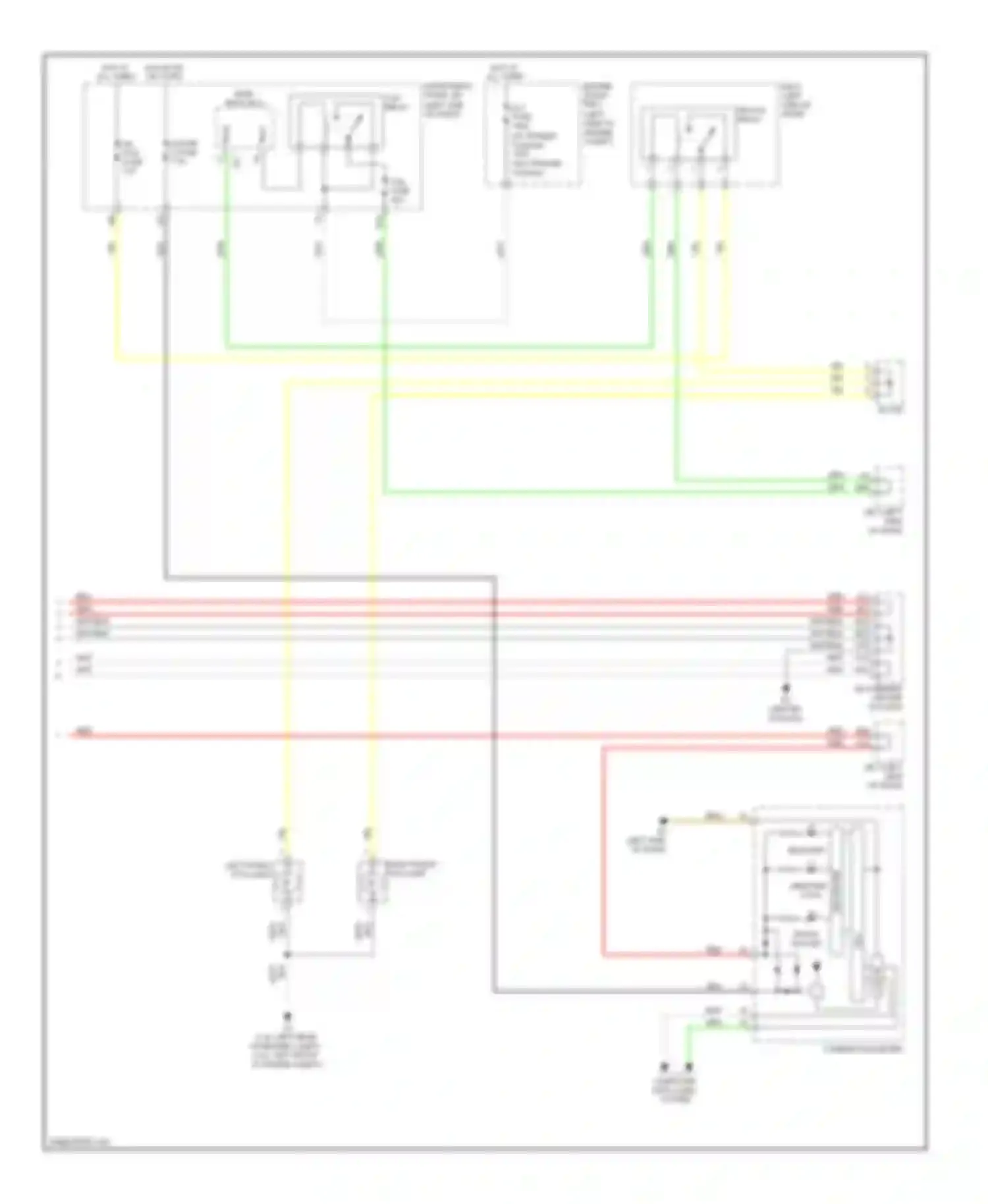 RAV4 Toyota III (2005-2010): Headlights circuit, without drl (2 of 2)