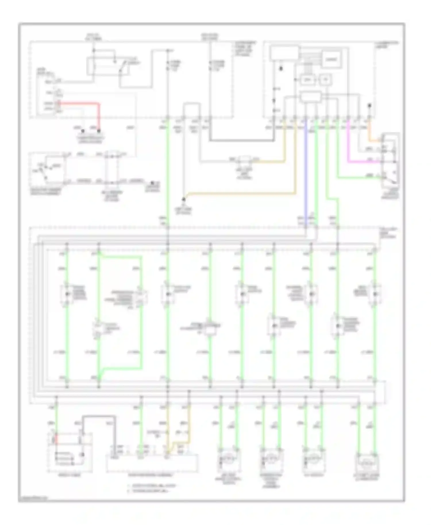 RAV4 Toyota III (2005-2010): Instrument illumination circuit