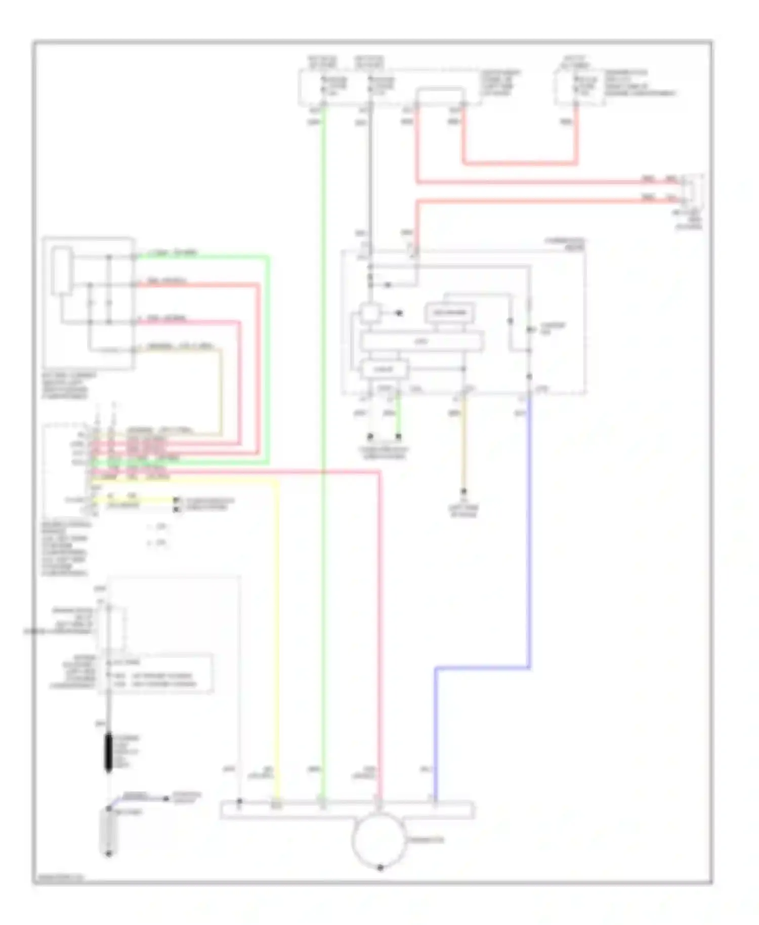 RAV4 Toyota III (2005-2010): Charging circuit