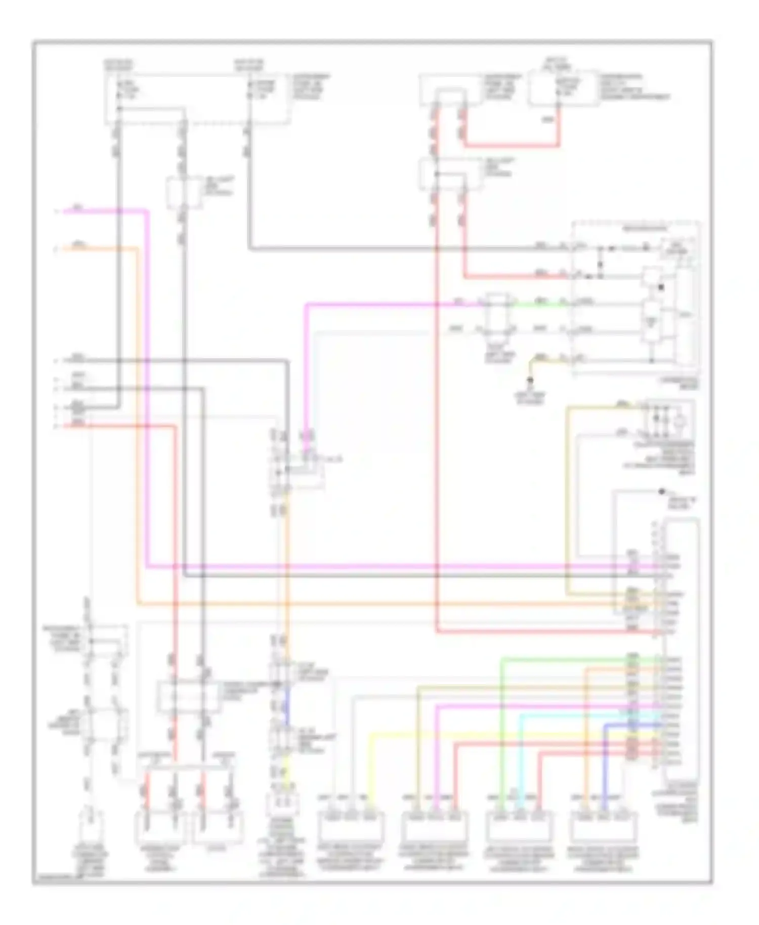 RAV4 Toyota III (2005-2010): Supplemental restraints circuit (2 of 2)