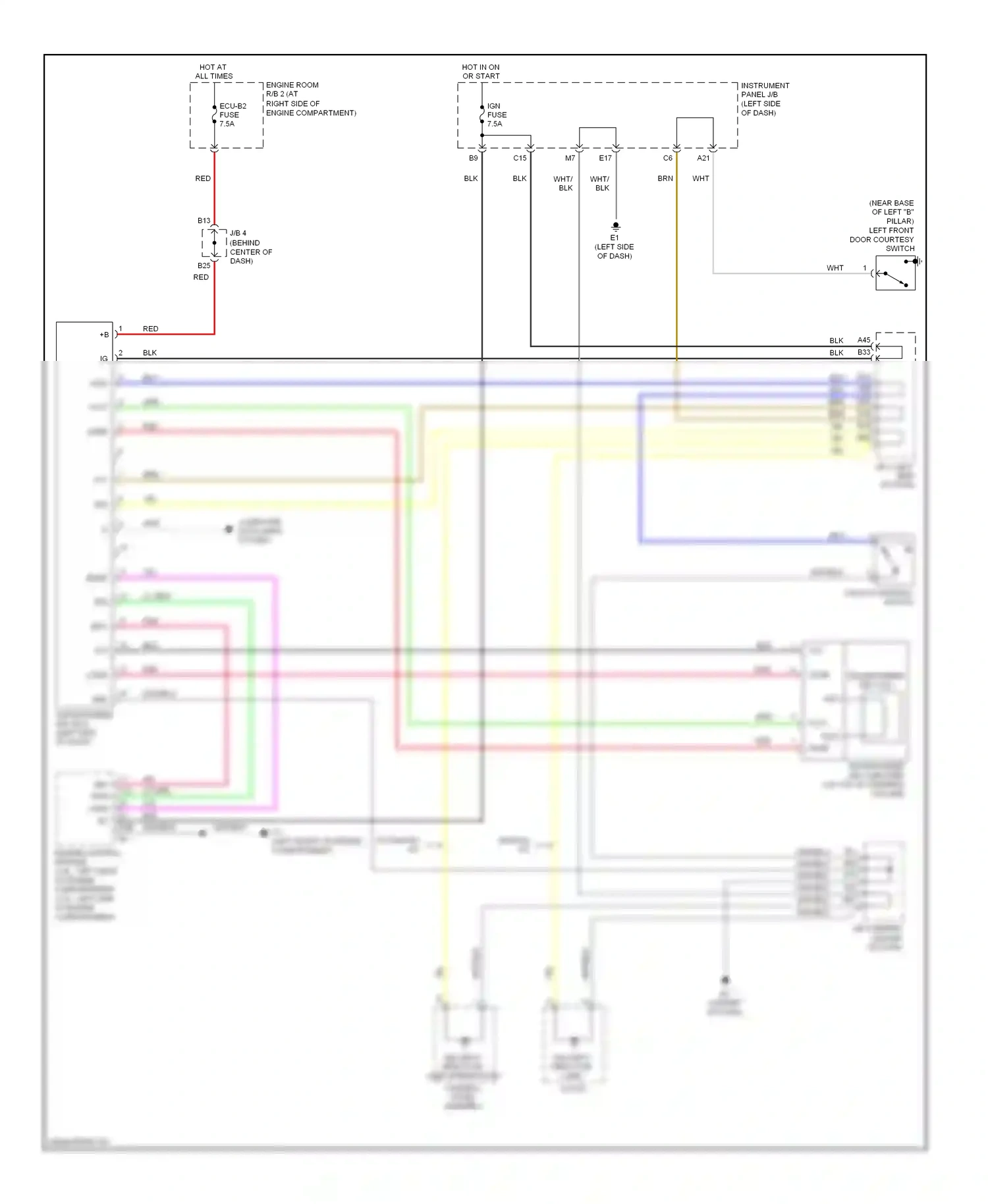 Toyota RAV4 III (2005-2010) computer data lines system wiring diagram  (7 of 28)
