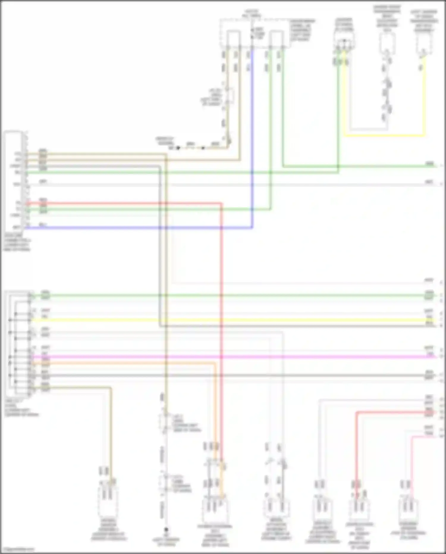 RAV4 Toyota IV facelift (2015-2019): Computer data lines circuit, except hybrid (1 of 3)