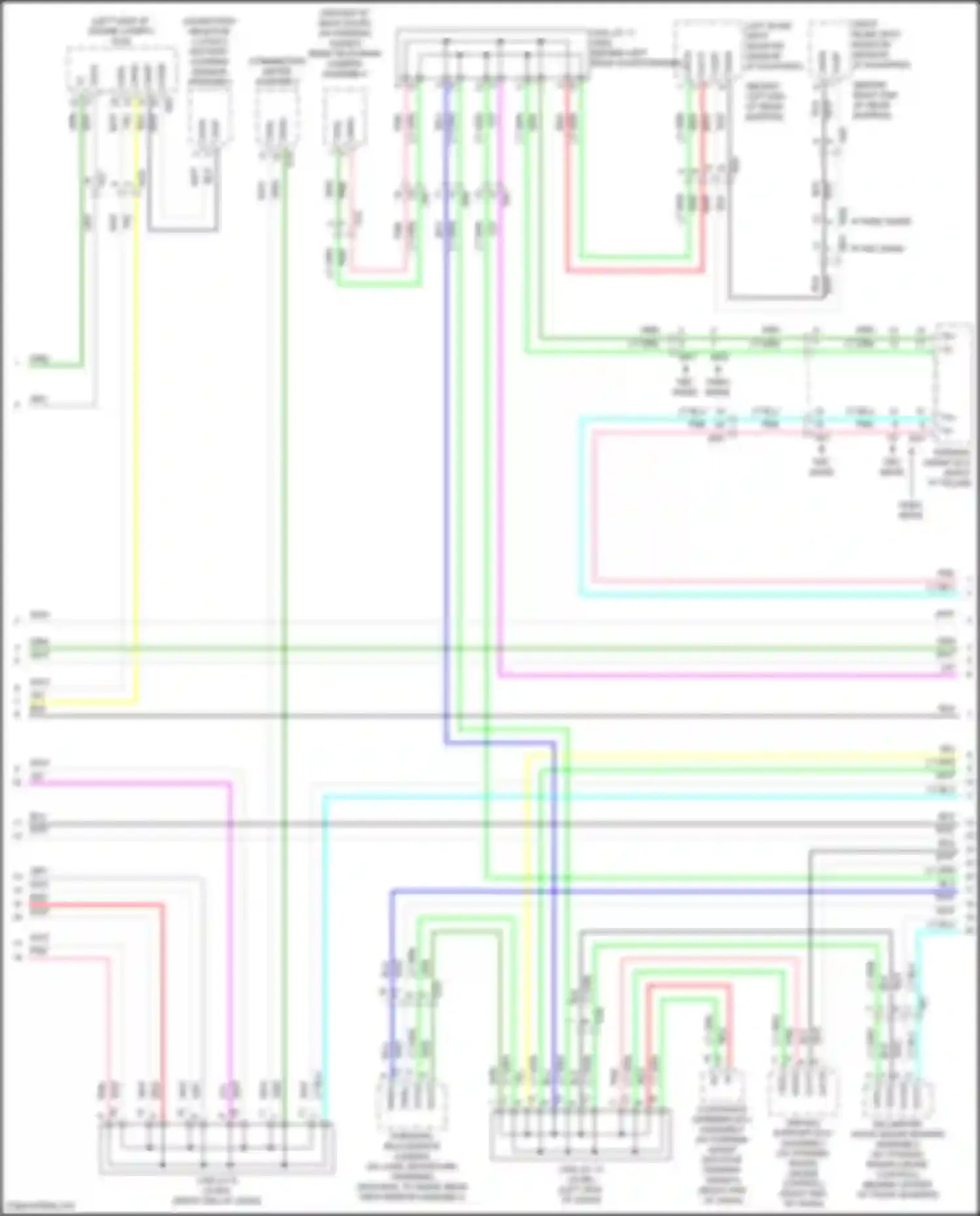 RAV4 Toyota IV facelift (2015-2019): Computer data lines circuit, except hybrid (2 of 3)