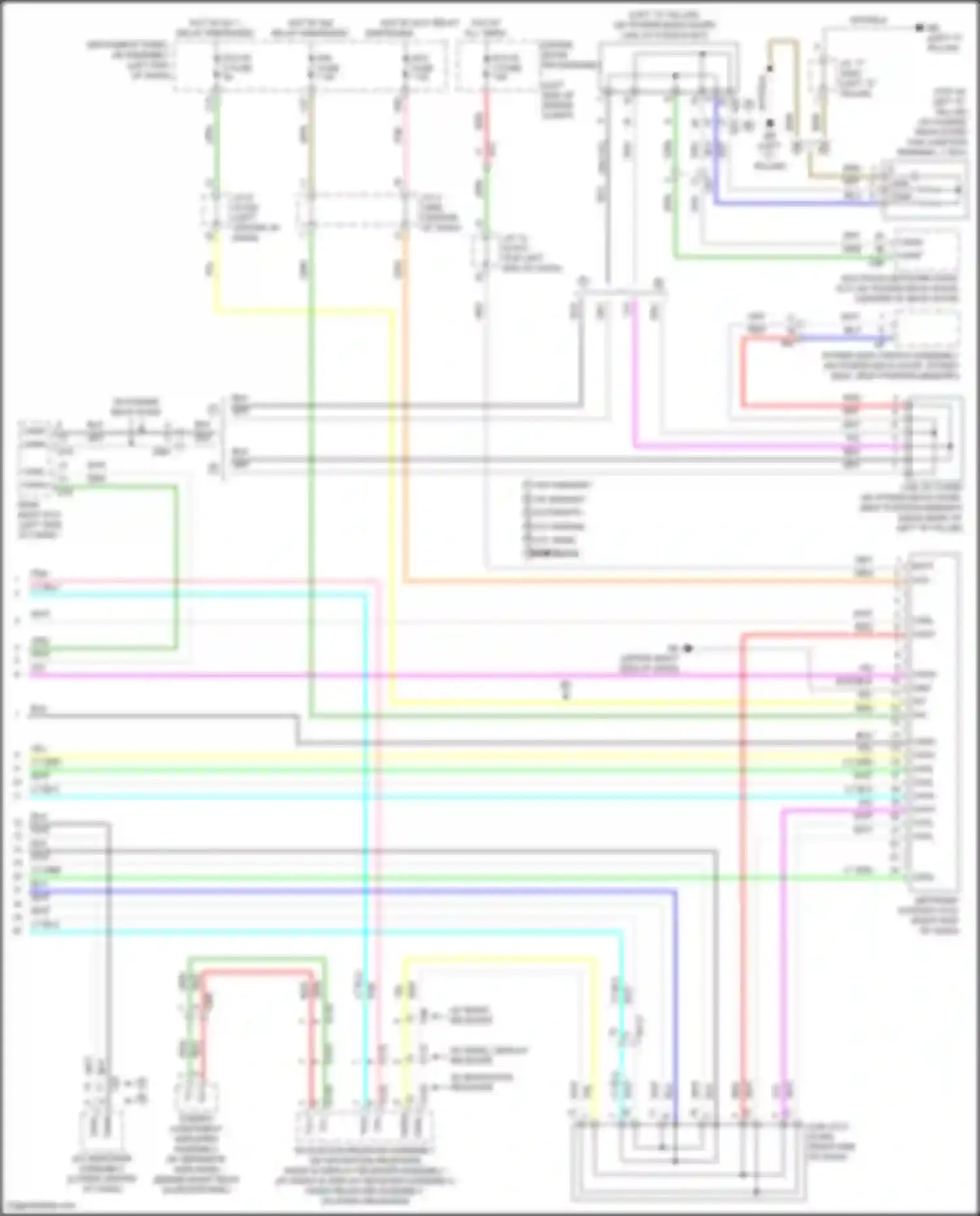 RAV4 Toyota IV facelift (2015-2019): Computer data lines circuit, except hybrid (3 of 3)