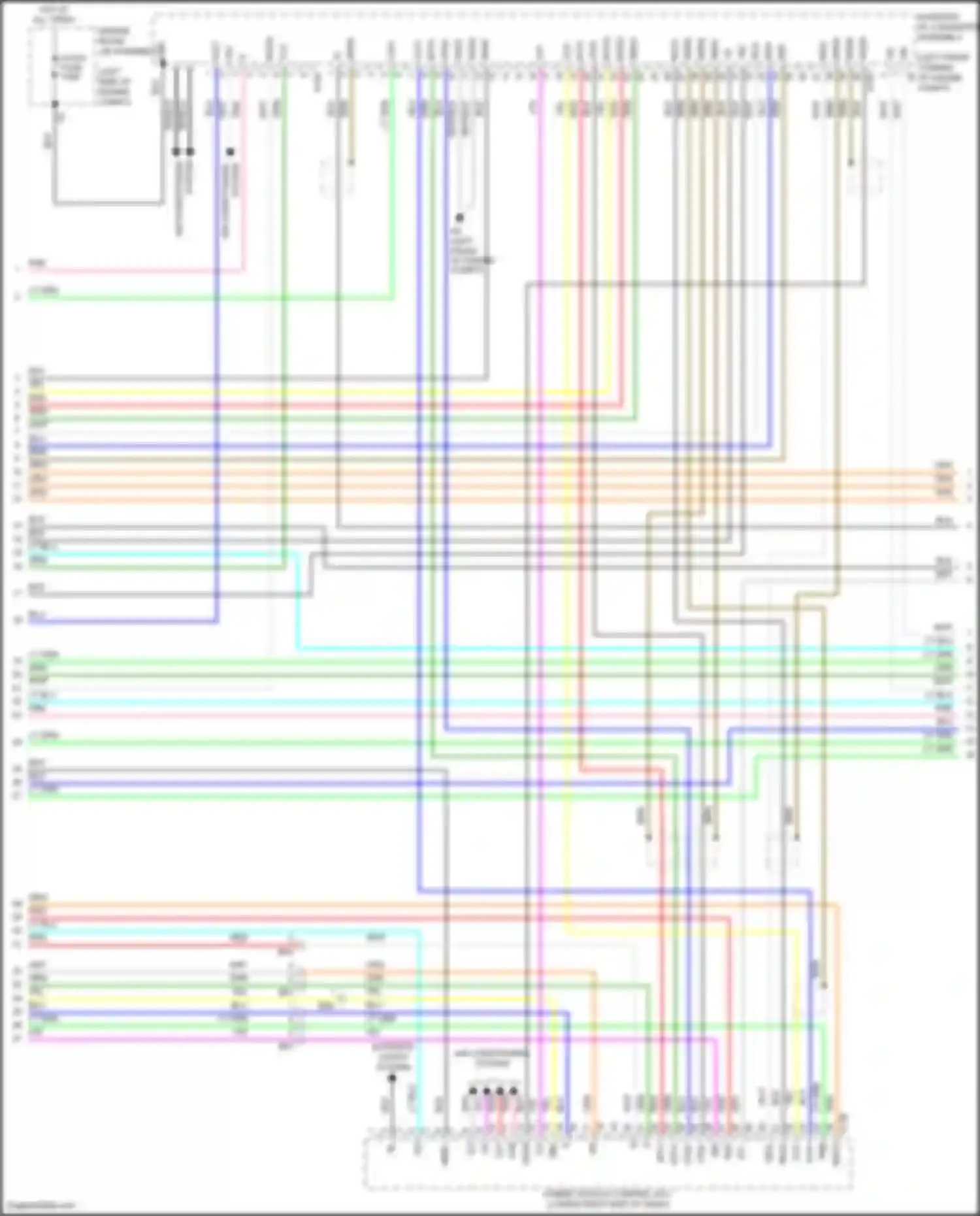 RAV4 Toyota IV facelift (2015-2019): Wiring diagram engine performance 2.5l hybrid, hybrid system circuit (3 of 6)