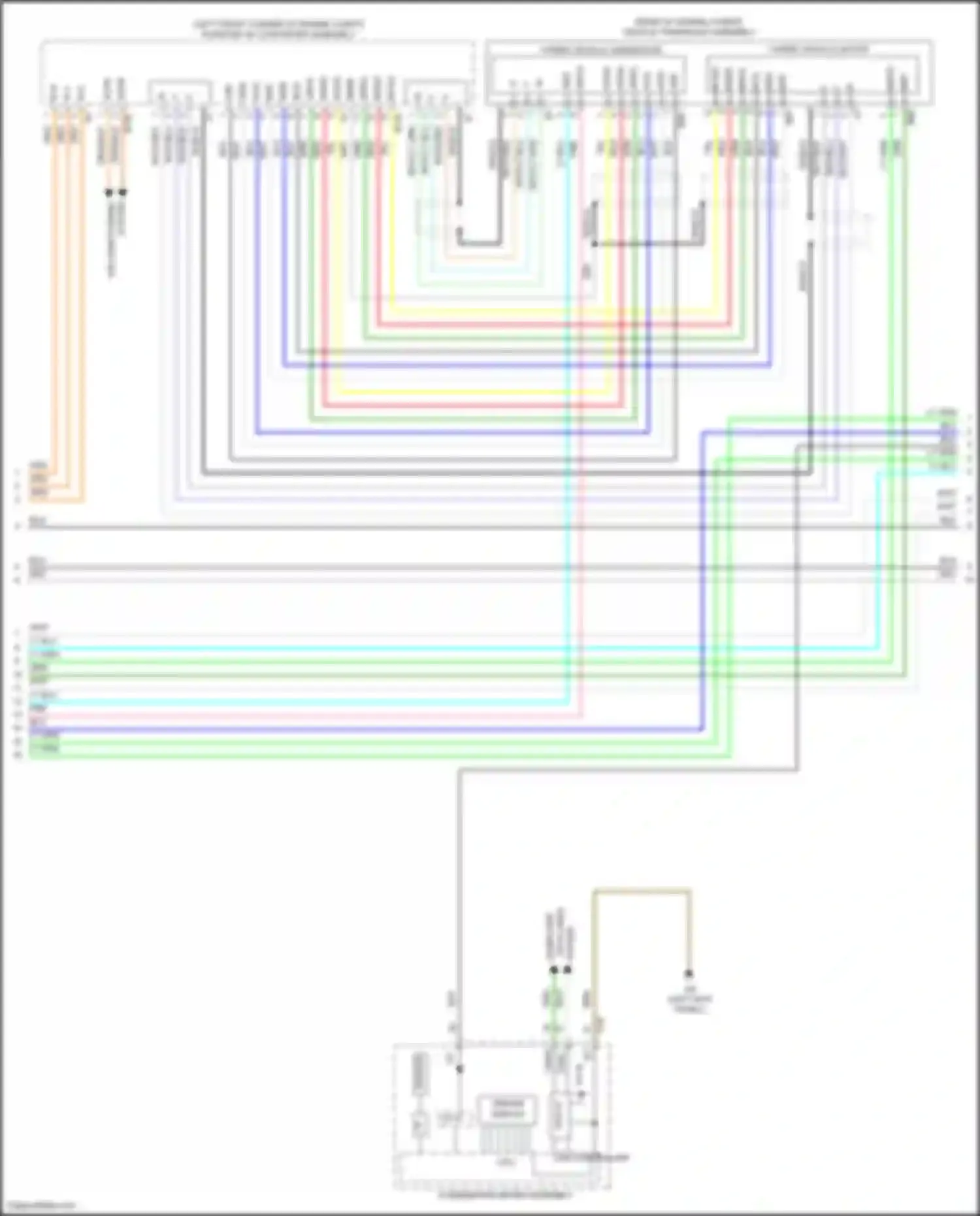 RAV4 Toyota IV facelift (2015-2019): Wiring diagram engine performance 2.5l hybrid, hybrid system circuit (4 of 6)