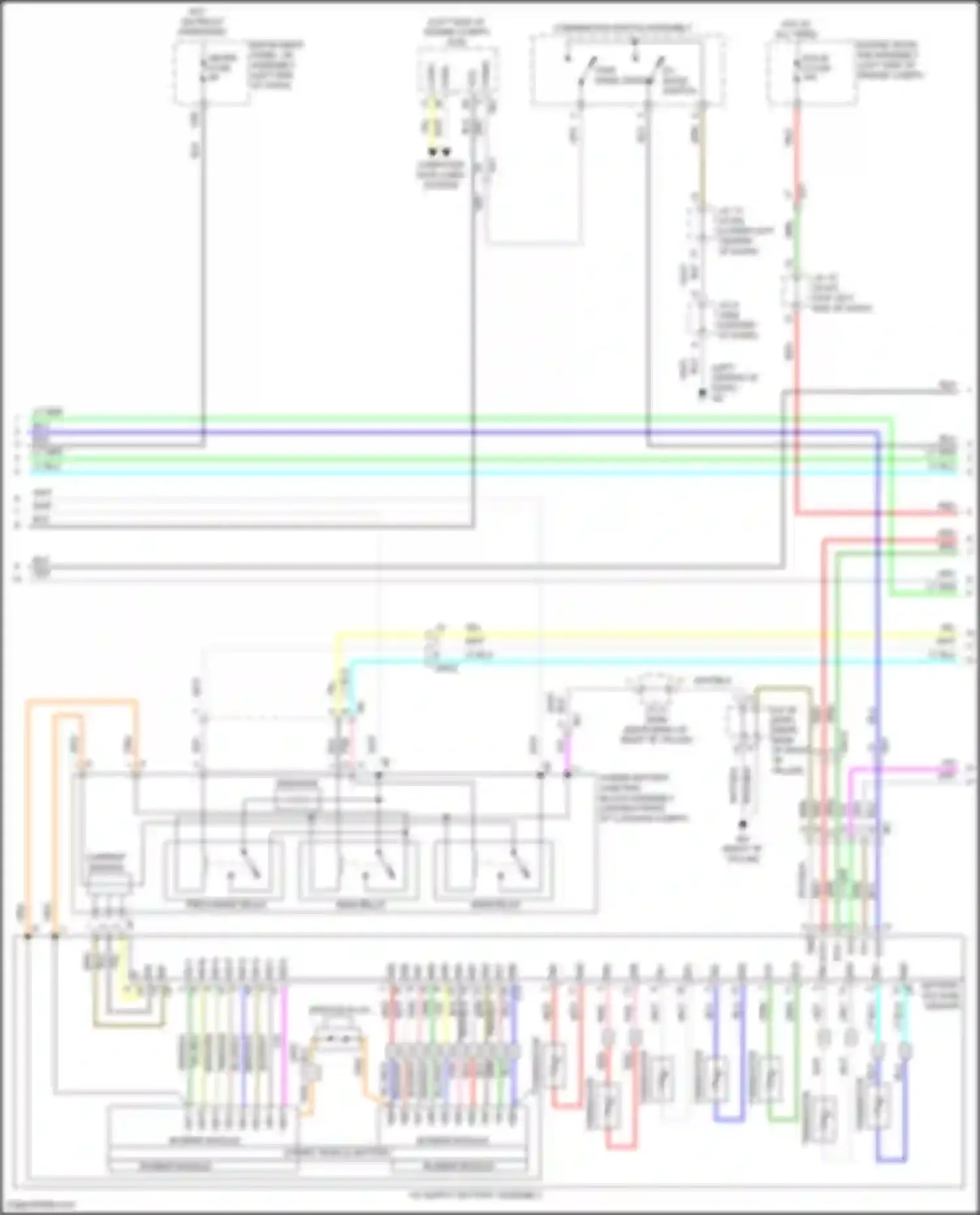 RAV4 Toyota IV facelift (2015-2019): Wiring diagram engine performance 2.5l hybrid, hybrid system circuit (5 of 6)