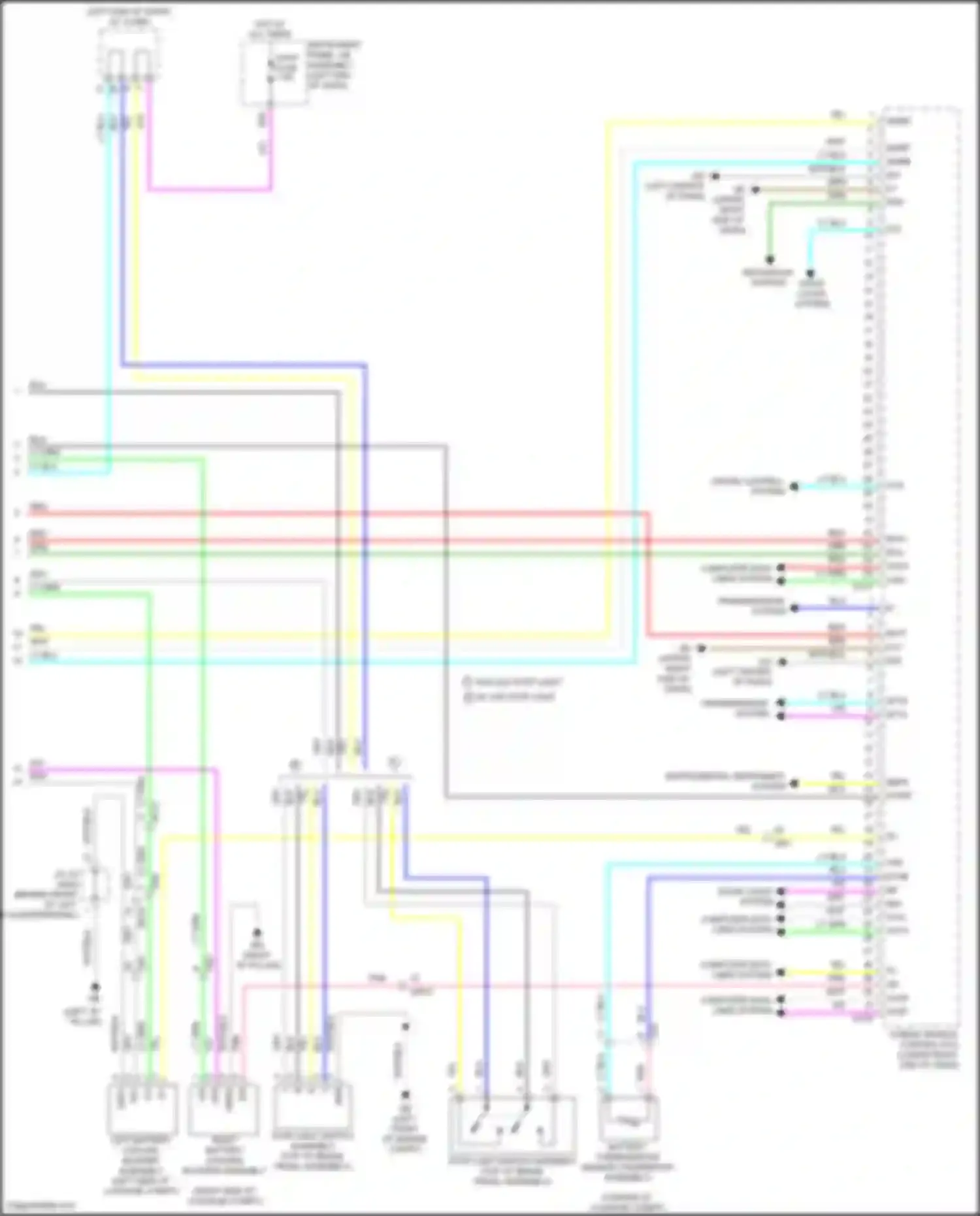 RAV4 Toyota IV facelift (2015-2019): Wiring diagram engine performance 2.5l hybrid, hybrid system circuit (6 of 6)