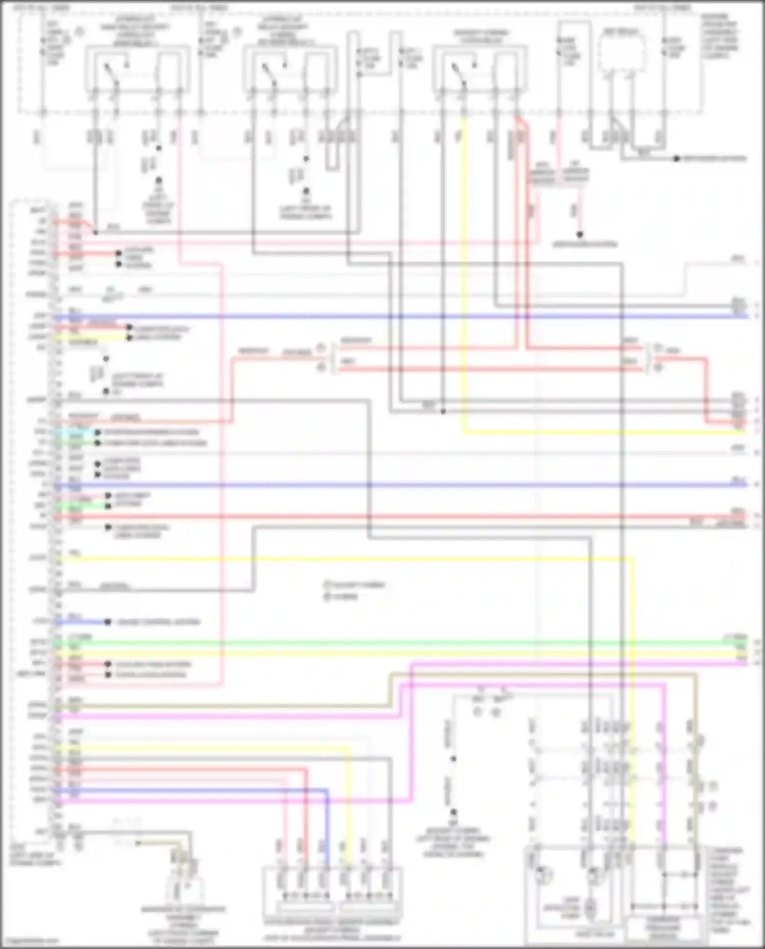 RAV4 Toyota IV facelift (2015-2019): Wiring diagram engine performance 2.5l, engine controls circuit (1 of 6)