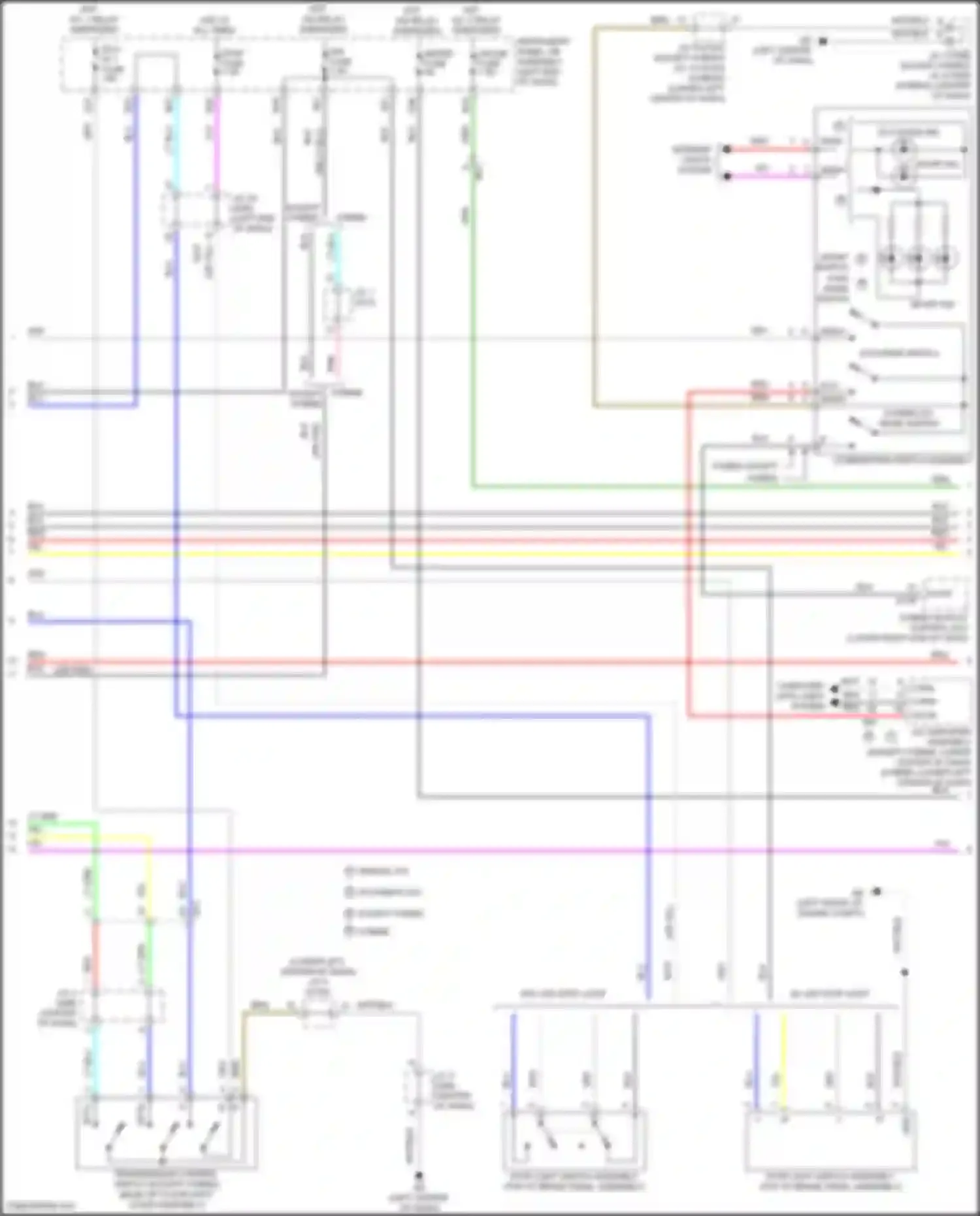 RAV4 Toyota IV facelift (2015-2019): Wiring diagram engine performance 2.5l, engine controls circuit (2 of 6)