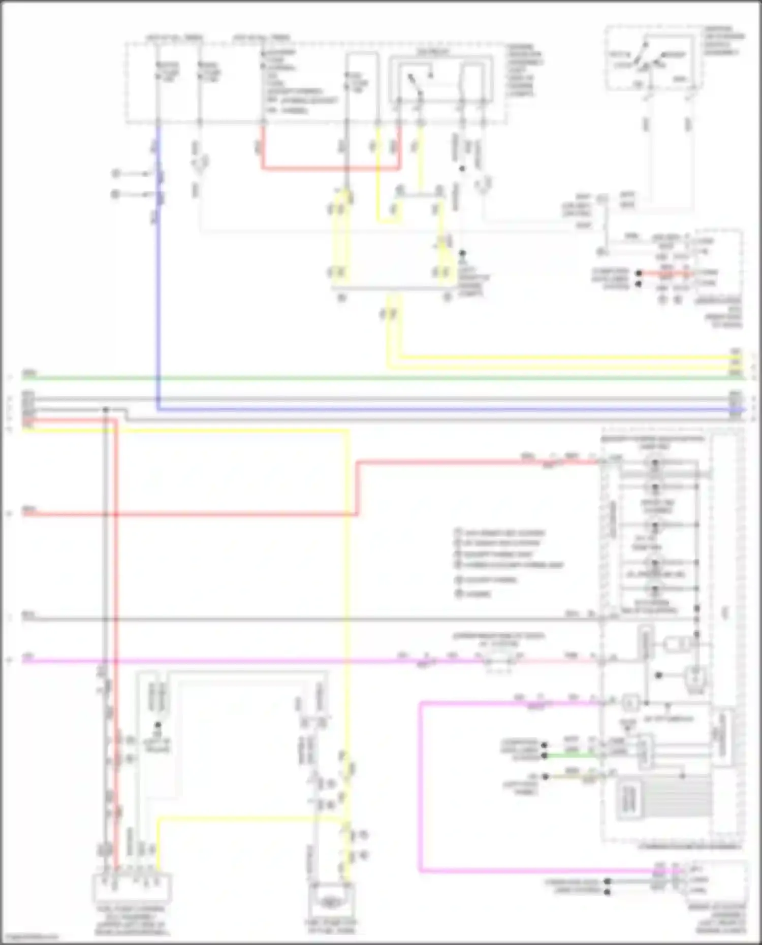 RAV4 Toyota IV facelift (2015-2019): Wiring diagram engine performance 2.5l, engine controls circuit (3 of 6)