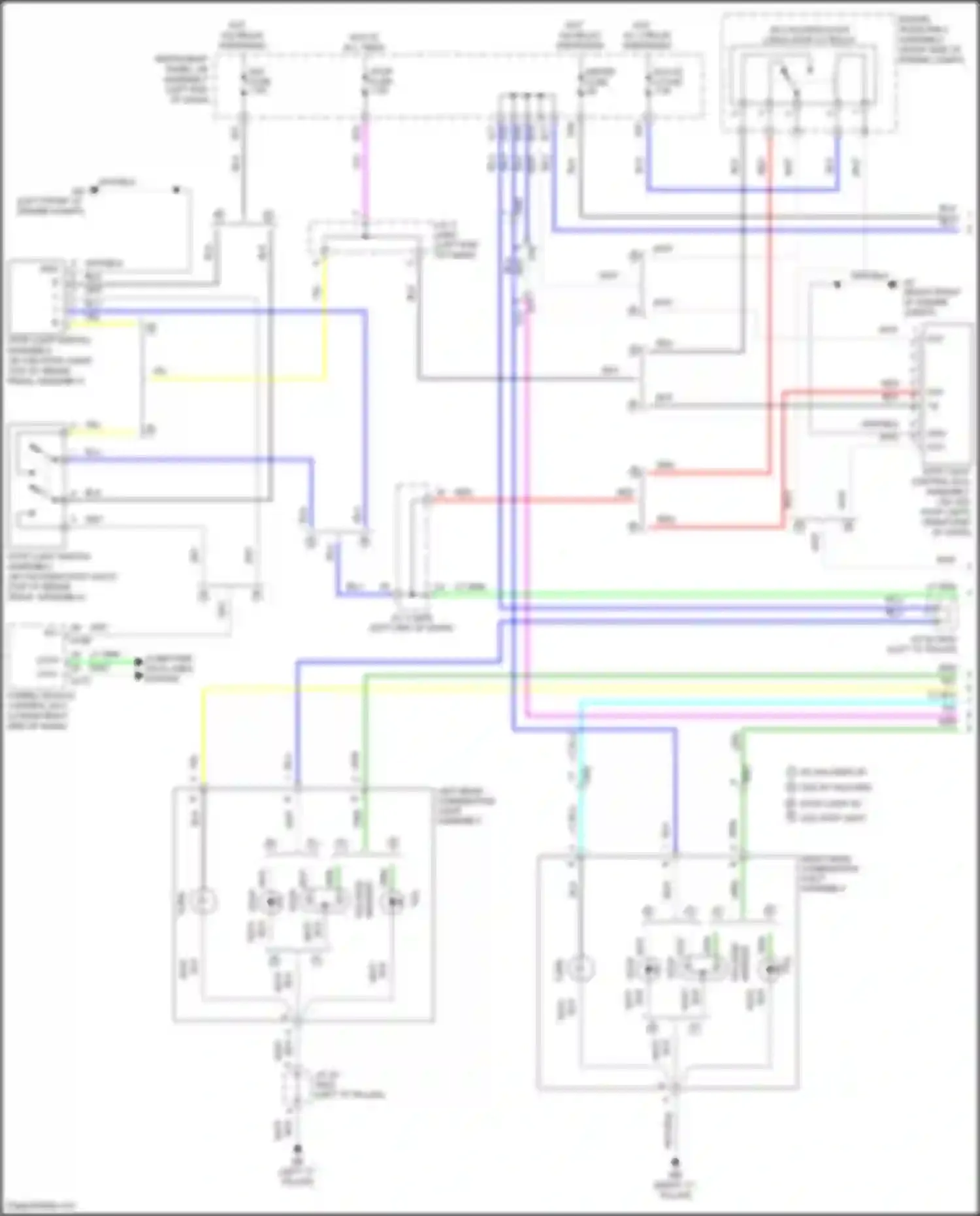 RAV4 Toyota IV facelift (2015-2019): Exterior lamps circuit, hybrid (1 of 4)
