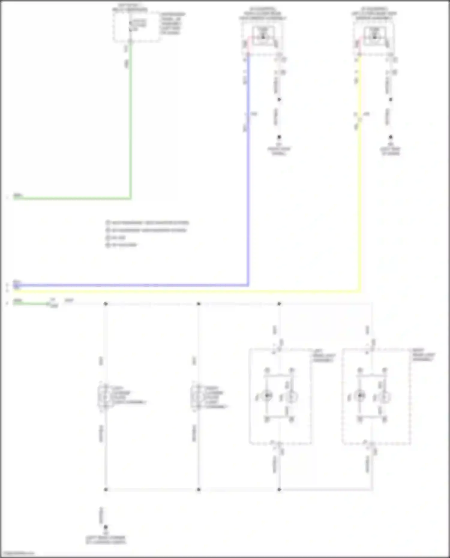 RAV4 Toyota IV facelift (2015-2019): Exterior lamps circuit, hybrid (4 of 4)