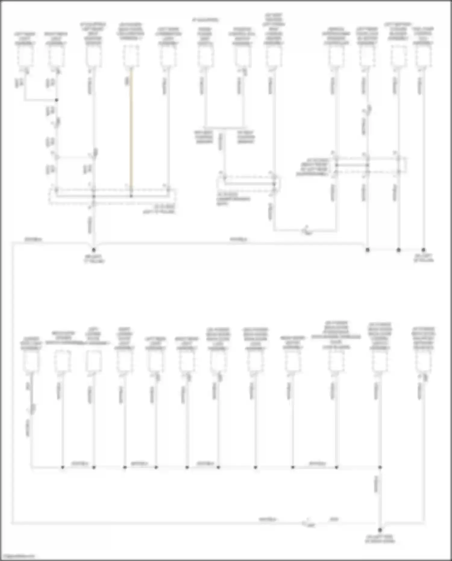 RAV4 Toyota IV facelift (2015-2019): Ground distribution circuit, hybrid (6 of 6)