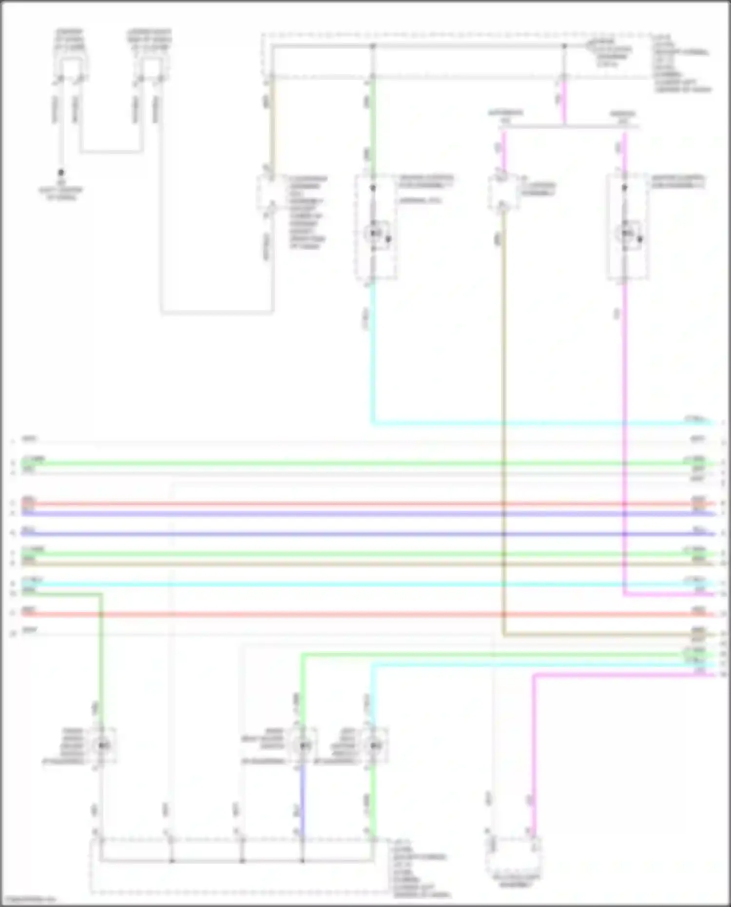 RAV4 Toyota IV facelift (2015-2019): Instrument illumination circuit (3 of 4)