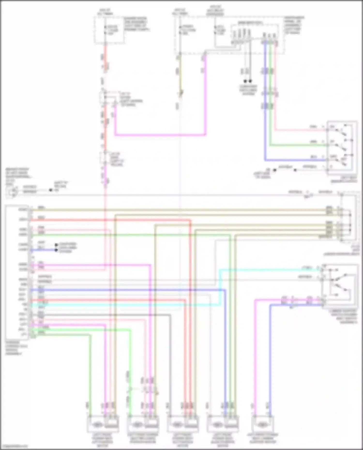 RAV4 Toyota IV facelift (2015-2019): Memory systems circuit, hybrid