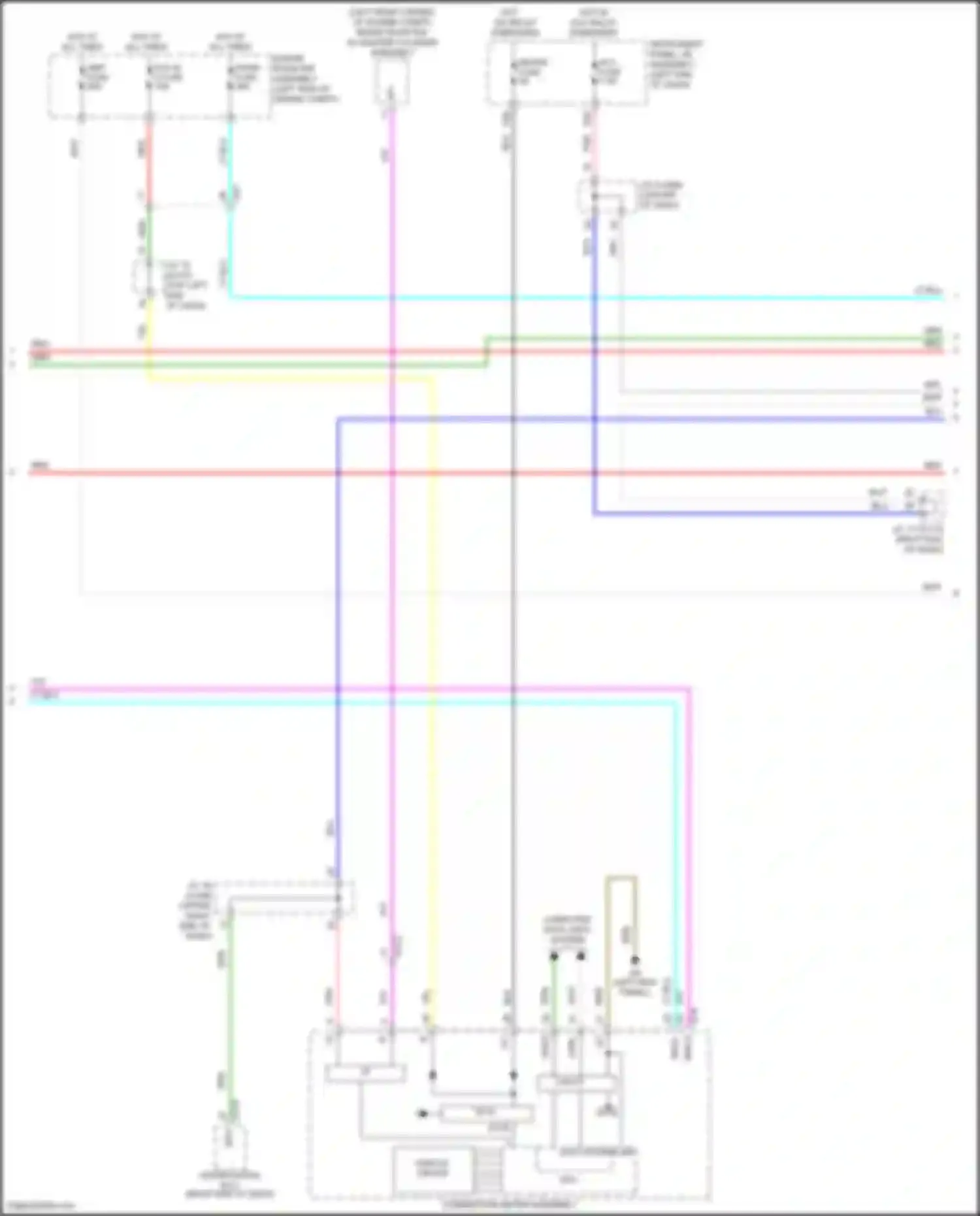 RAV4 Toyota IV facelift (2015-2019): Navigation circuit, hybrid w/ separate amplifier (3 of 4)