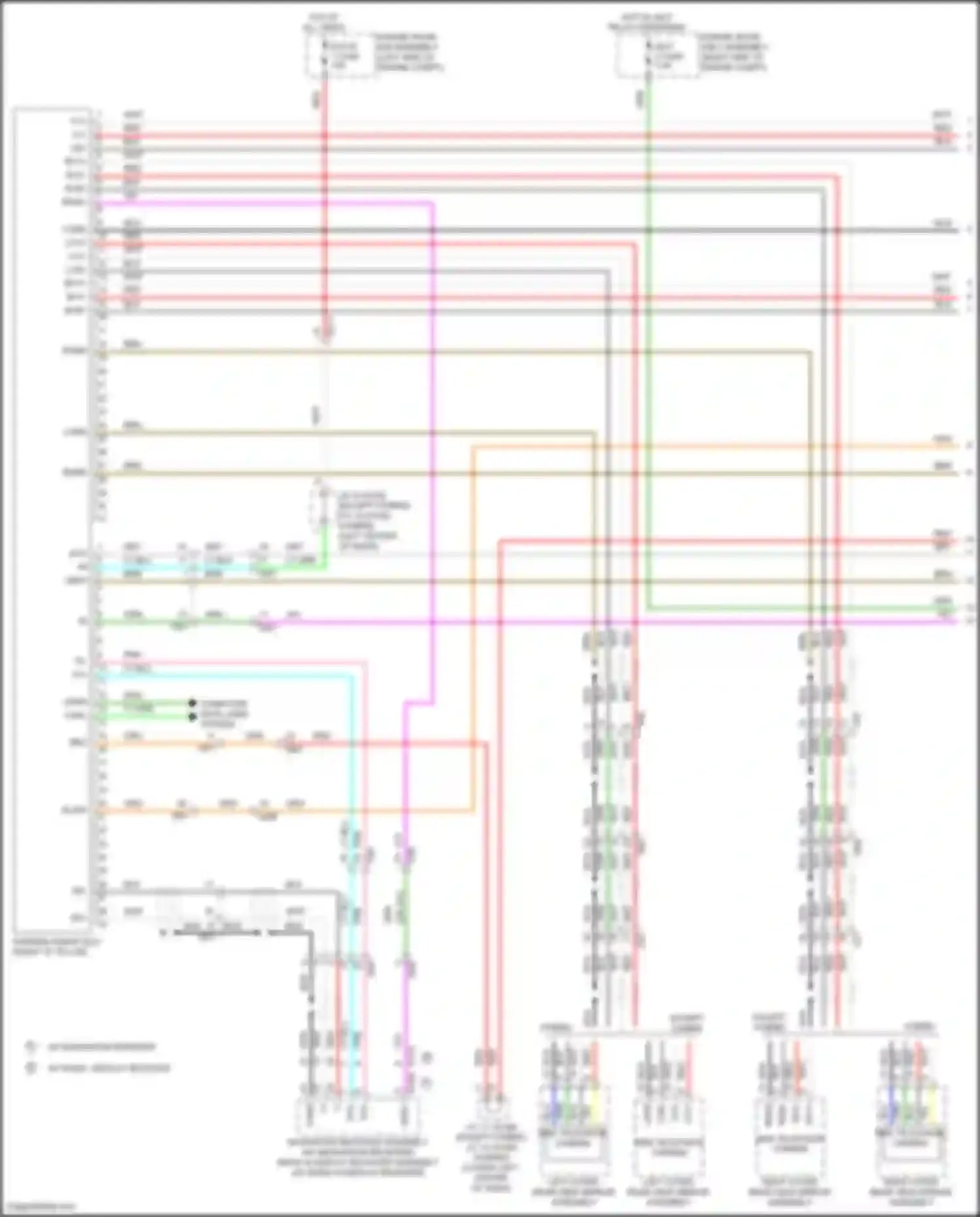 RAV4 Toyota IV facelift (2015-2019): Parking assistant circuit, w/ panoramic & tmc made (1 of 2)