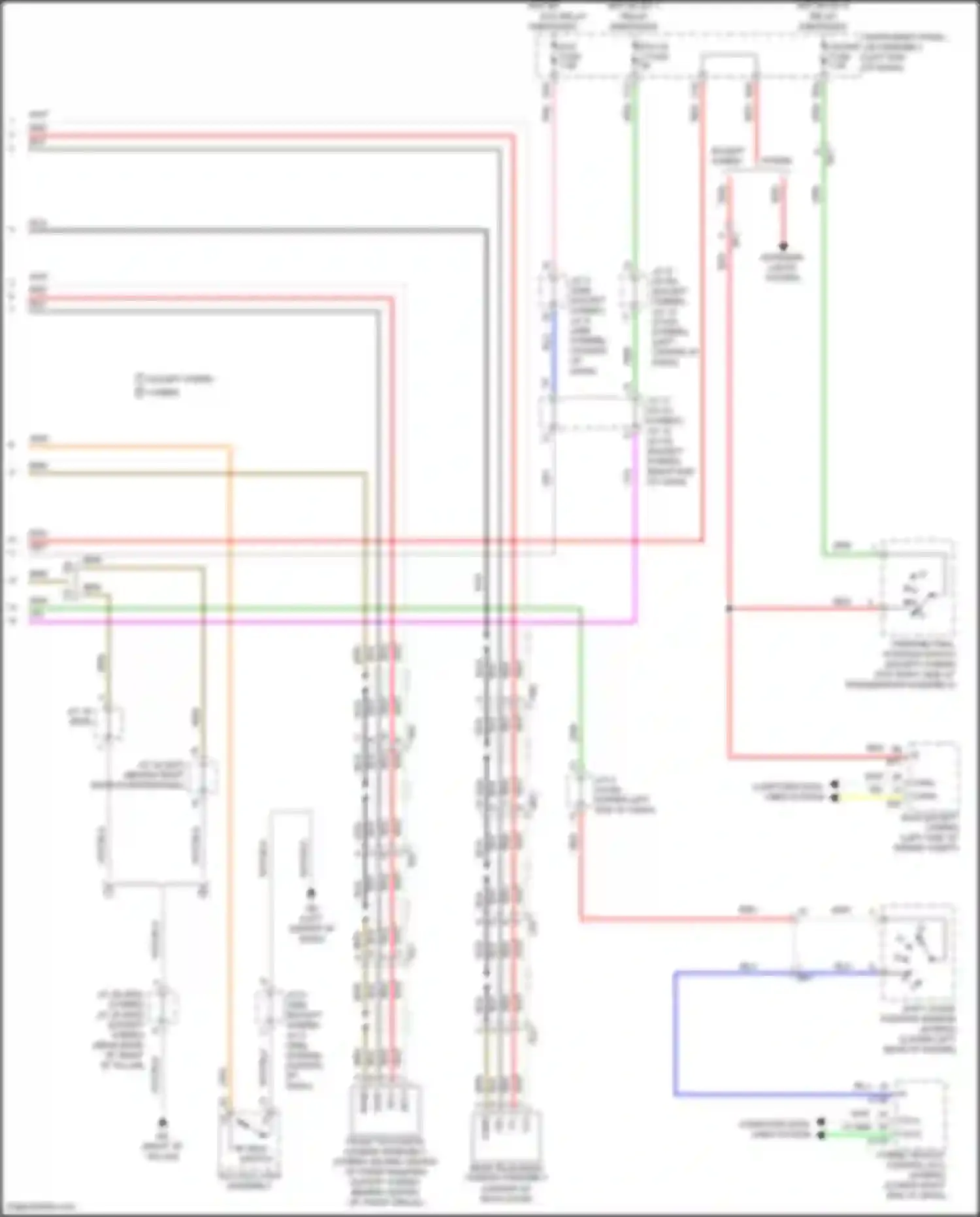 RAV4 Toyota IV facelift (2015-2019): Parking assistant circuit, w/ panoramic & tmc made (2 of 2)