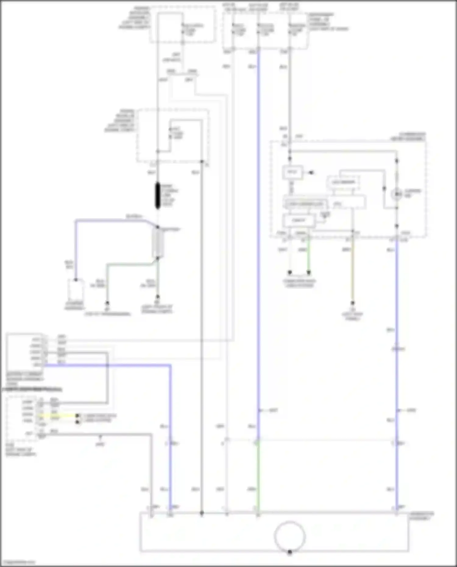 RAV4 Toyota IV facelift (2015-2019): Charging circuit