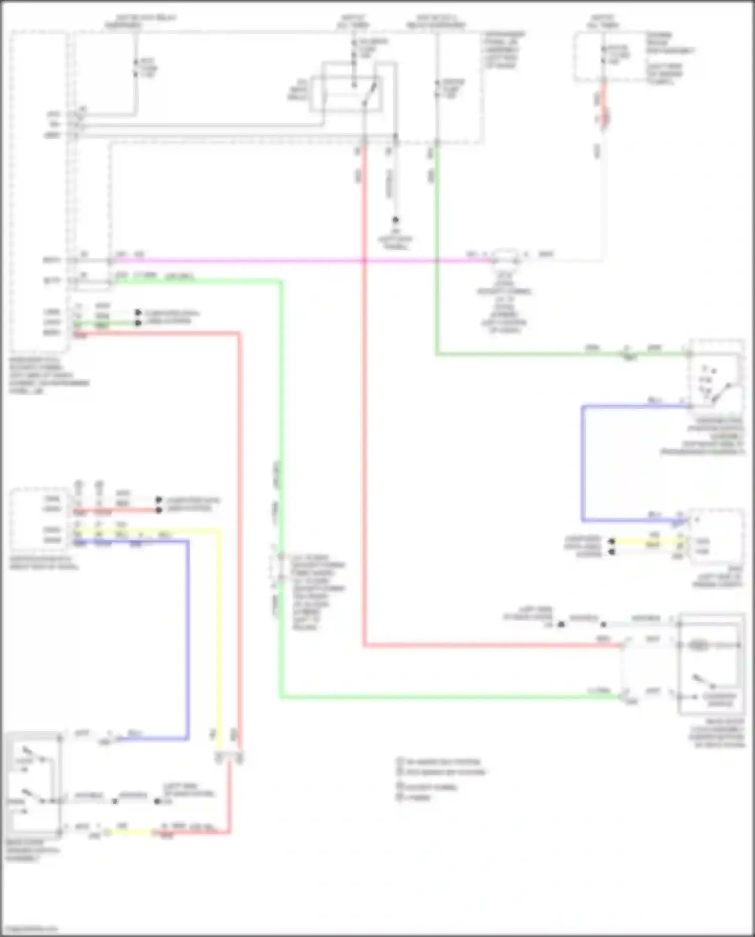 RAV4 Toyota IV facelift (2015-2019): Back door opener circuit, w/o power back door