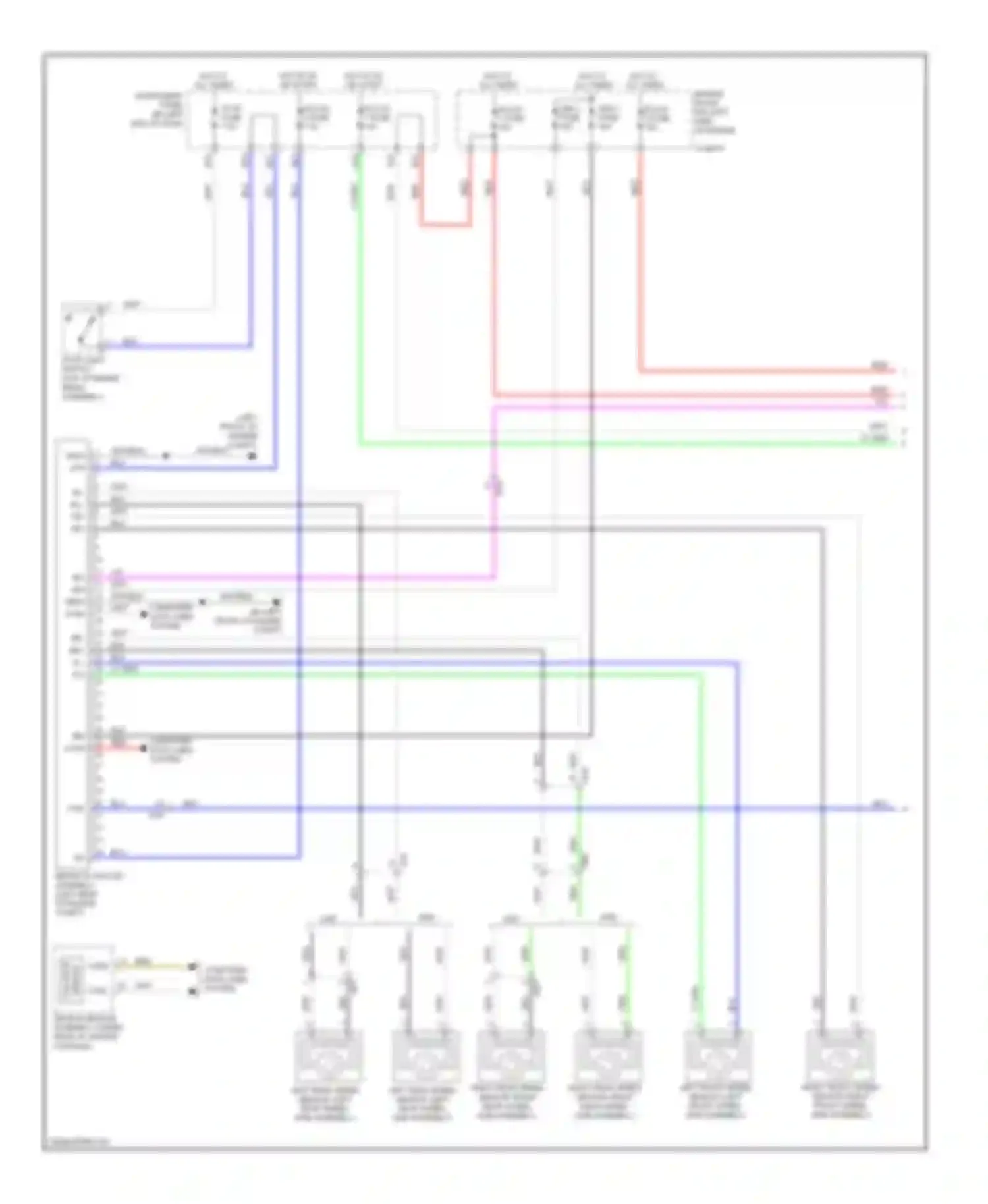 RAV4 Toyota IV (2012-2015): Anti-lock brakes circuit, except ev (1 of 2)
