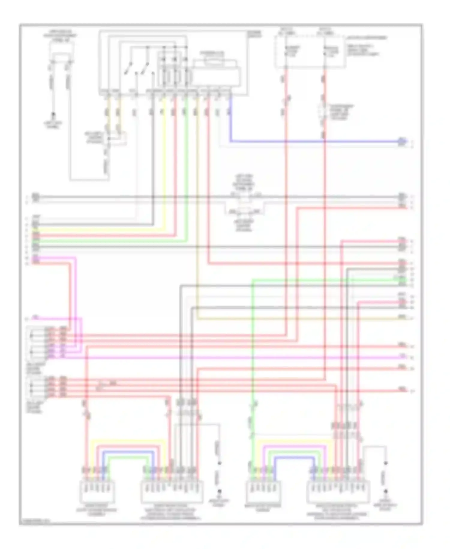RAV4 Toyota IV (2012-2015): Forced entry circuit, ev (3 of 4)