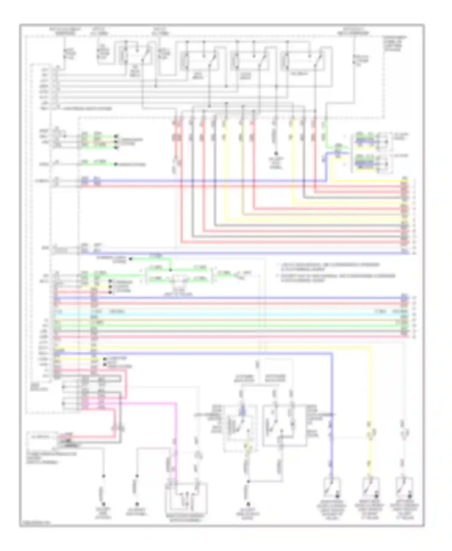 RAV4 Toyota IV (2012-2015): Forced entry circuit, except ev with smart key system (1 of 5)