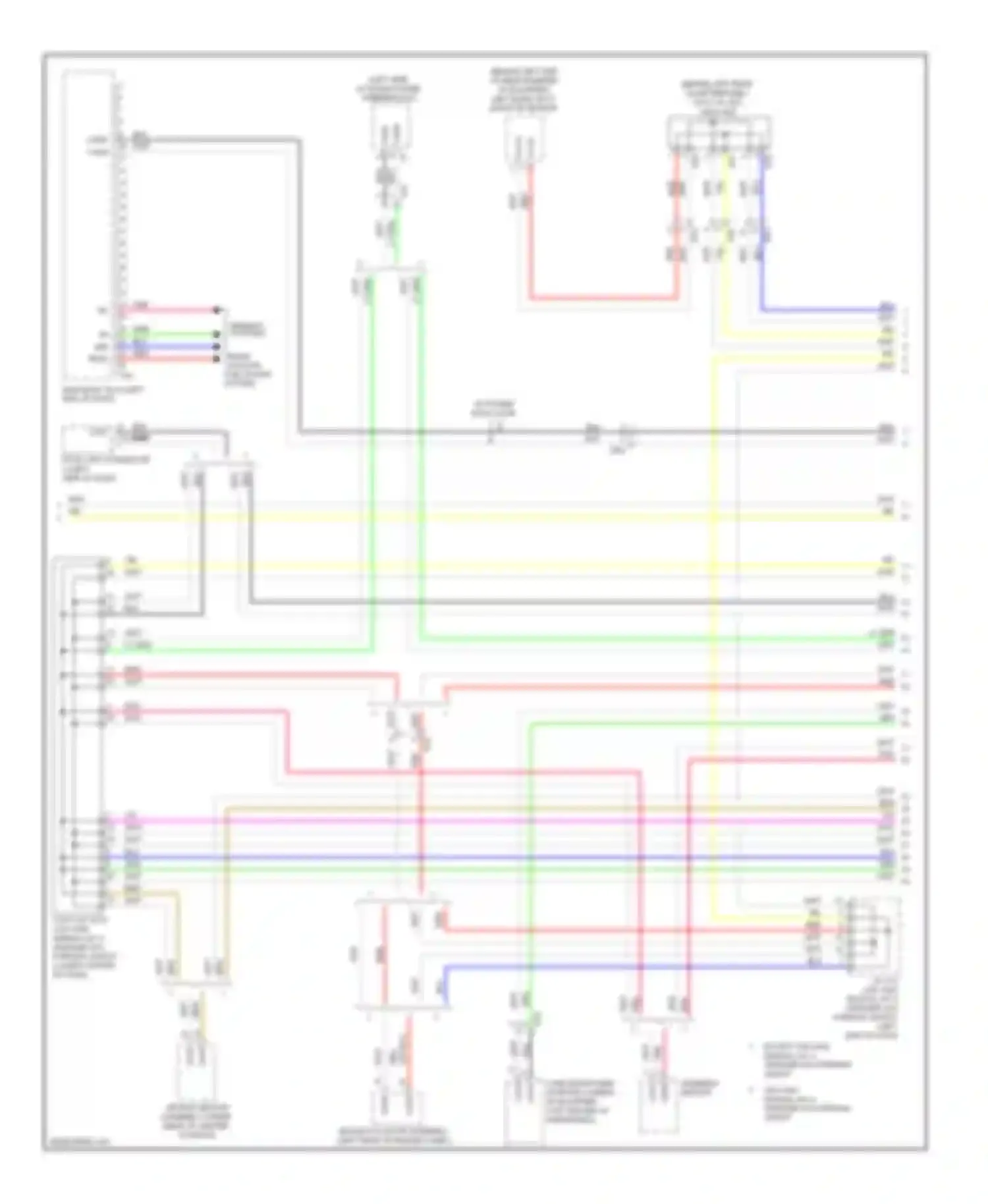 RAV4 Toyota IV (2012-2015): Body control modules circuit, except ev (2 of 3)