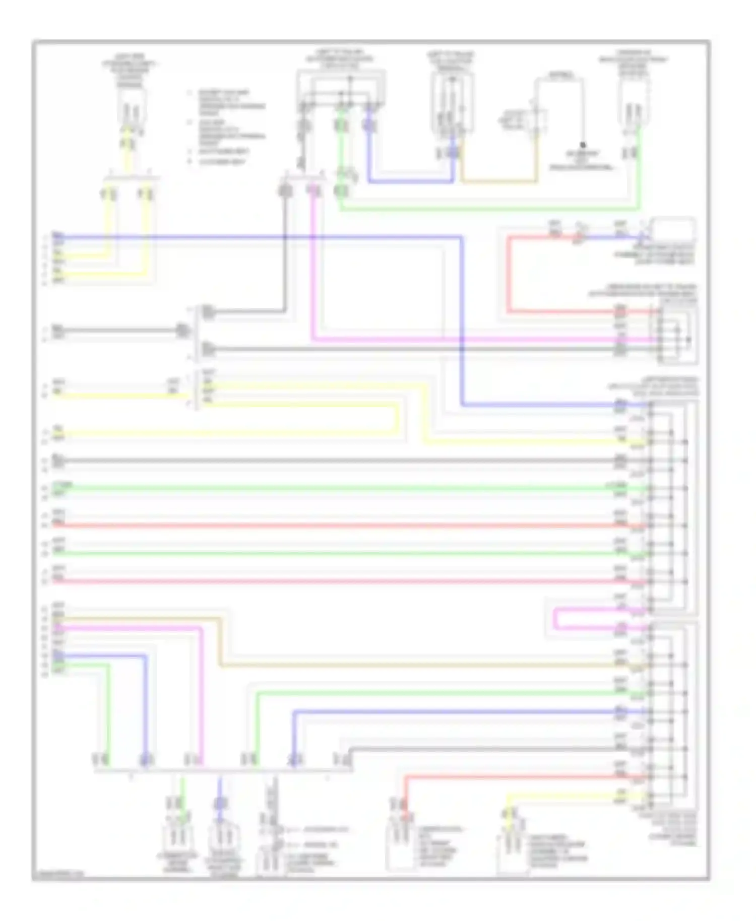 RAV4 Toyota IV (2012-2015): Body control modules circuit, except ev (3 of 3)