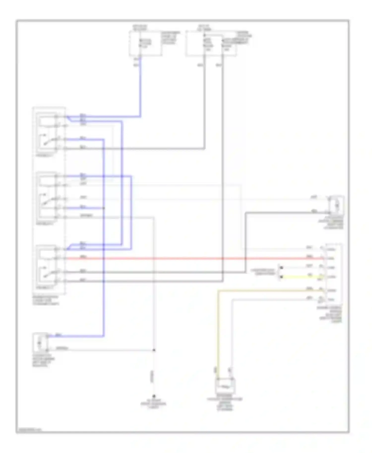 RAV4 Toyota IV (2012-2015): Cooling fan circuit, except ev