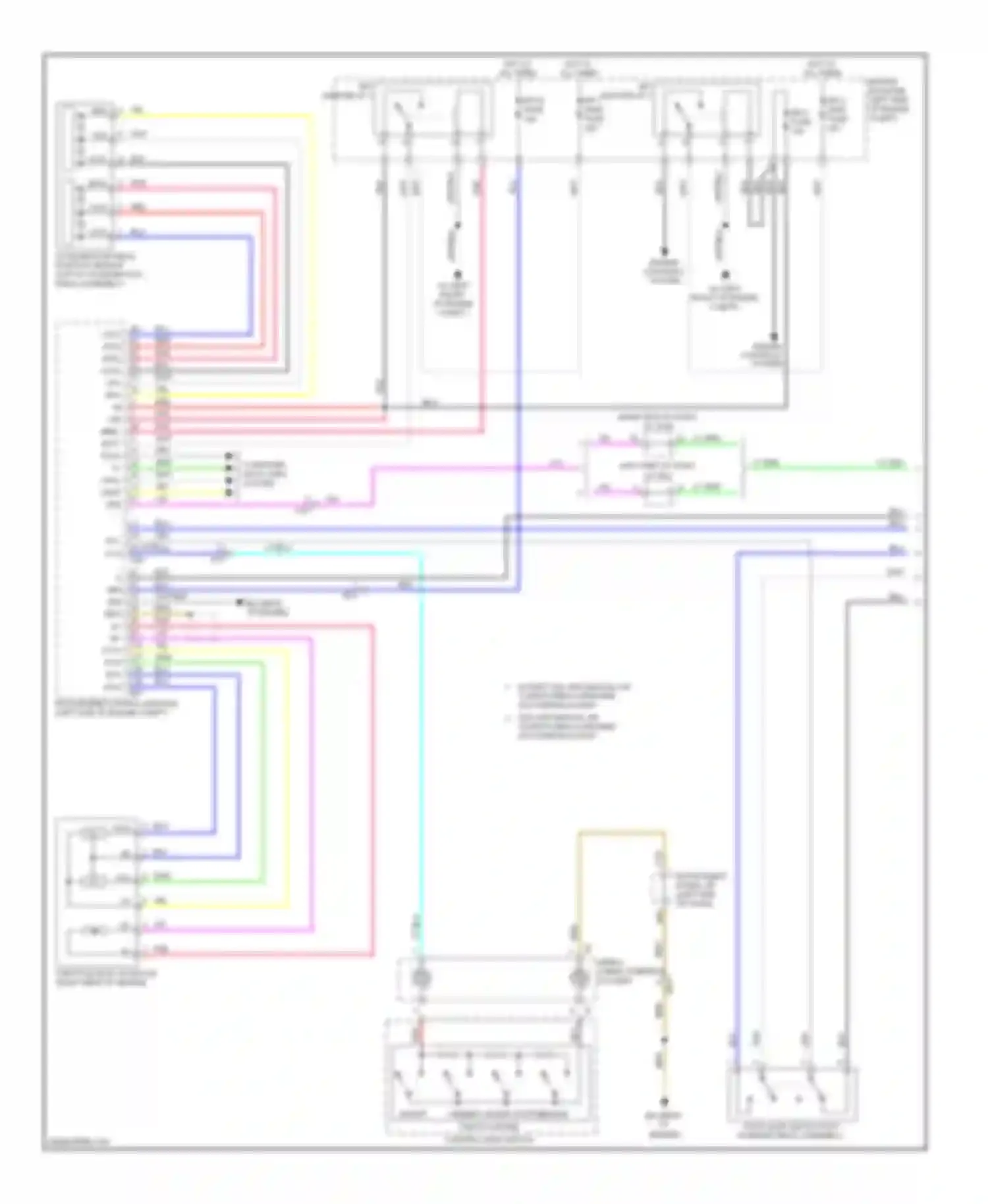 RAV4 Toyota IV (2012-2015): Cruise control circuit, except ev (1 of 2)