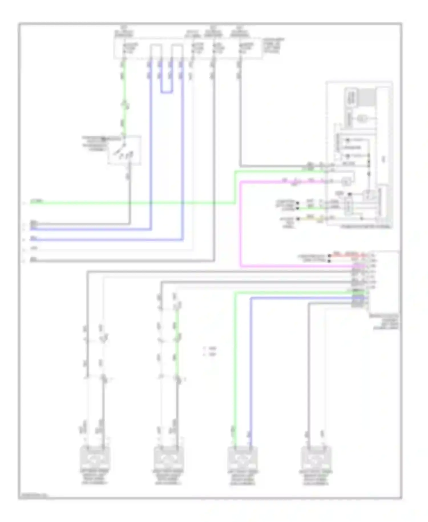 RAV4 Toyota IV (2012-2015): Cruise control circuit, except ev (2 of 2)