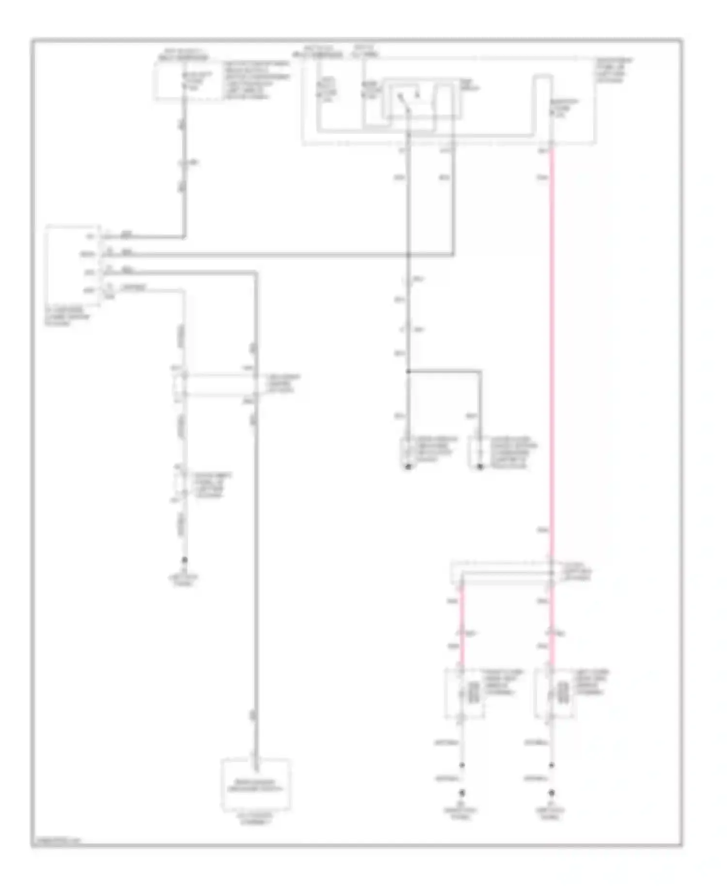 RAV4 Toyota IV (2012-2015): Mirror heater & rear defogger circuit, ev