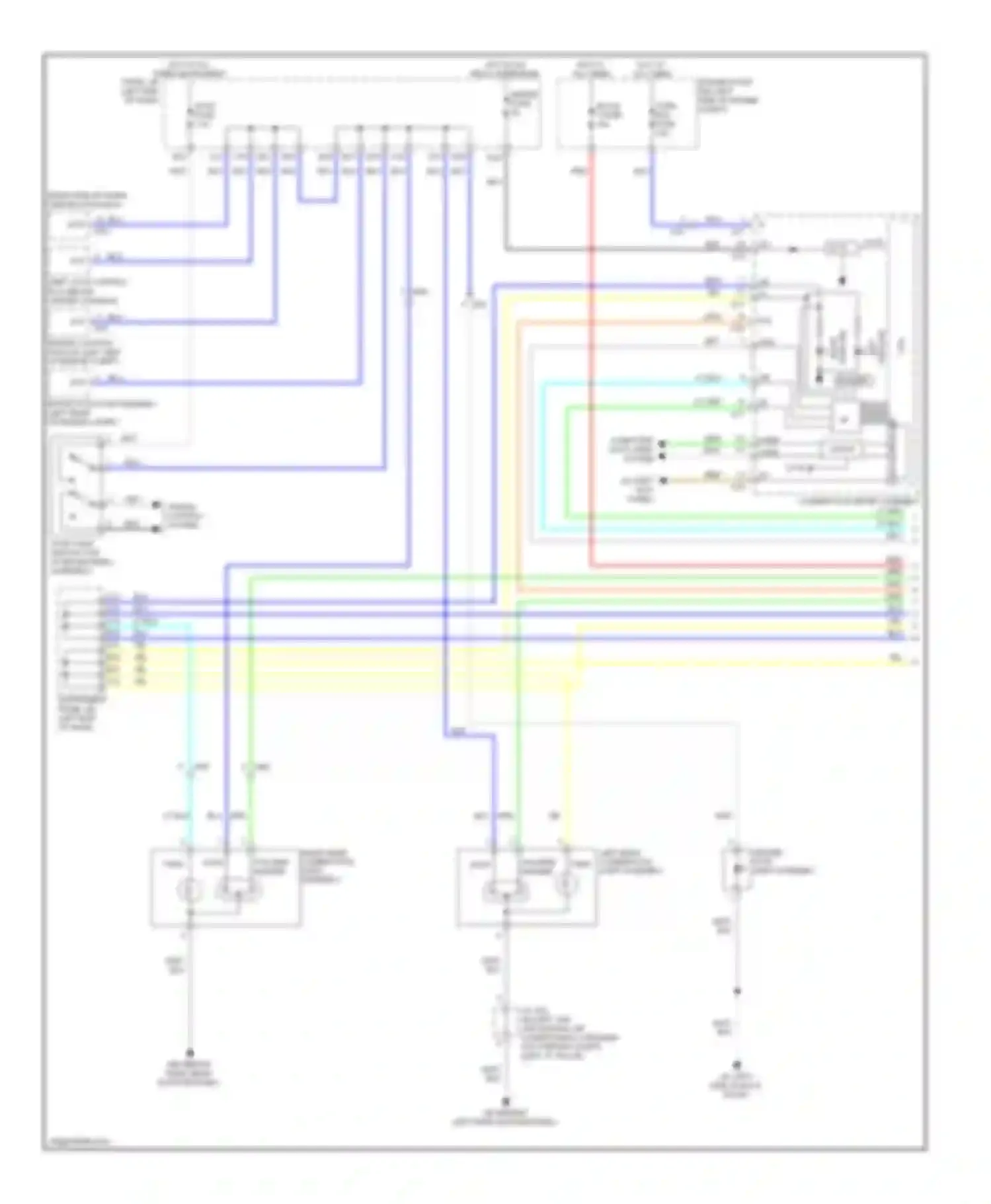 RAV4 Toyota IV (2012-2015): Exterior lamps circuit, except ev (1 of 3)