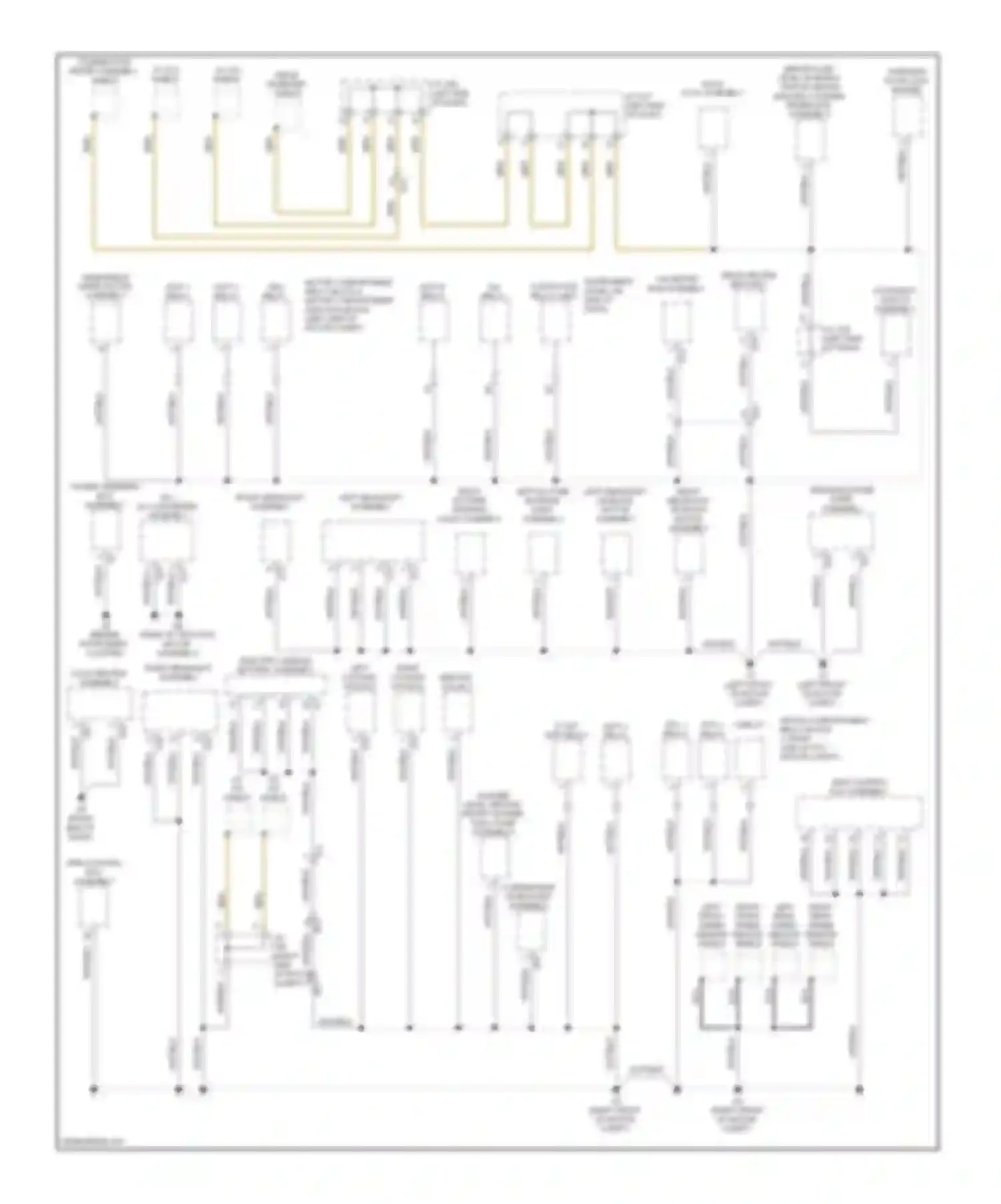 RAV4 Toyota IV (2012-2015): Ground distribution circuit, ev (1 of 4)