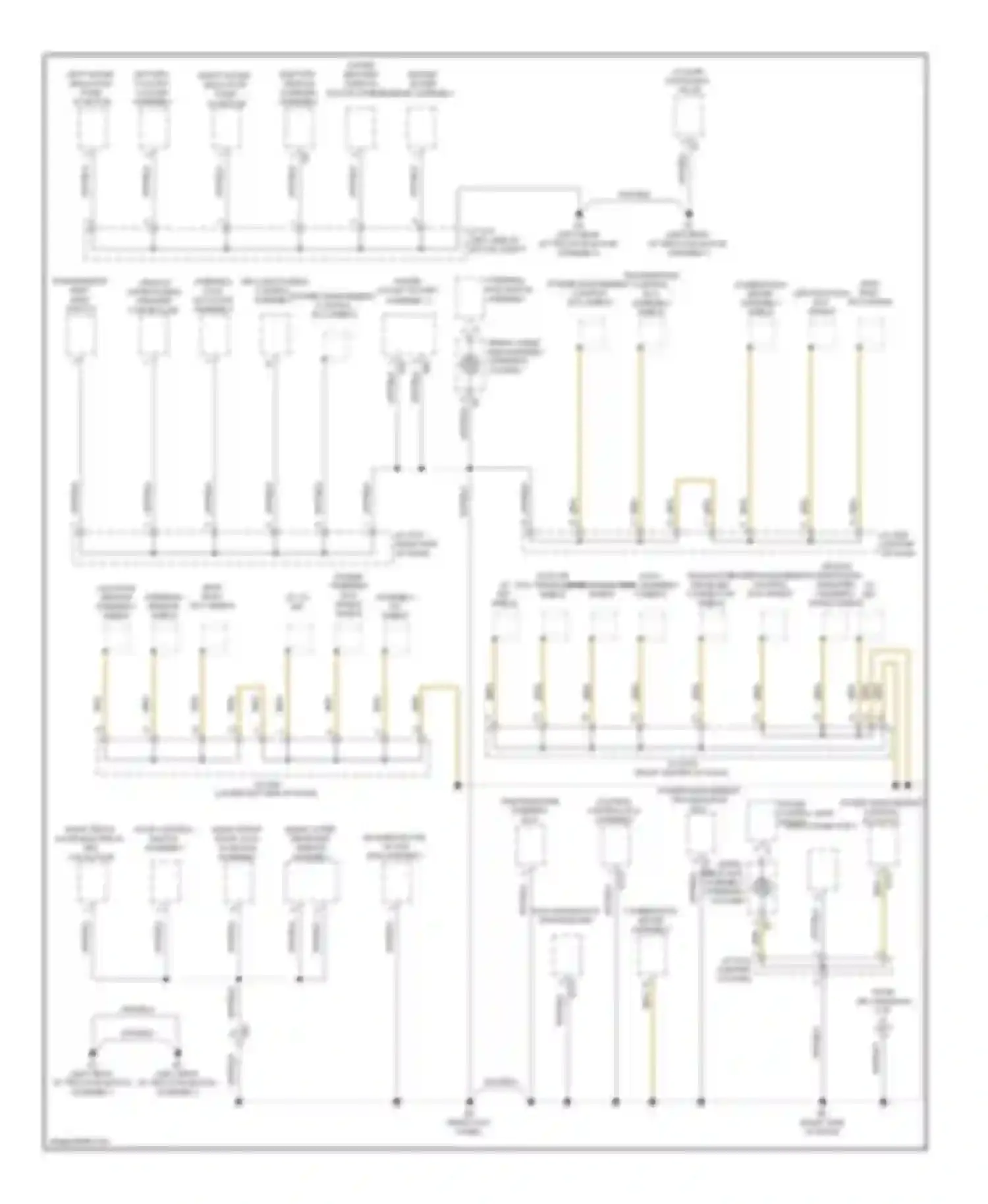RAV4 Toyota IV (2012-2015): Ground distribution circuit, ev (3 of 4)