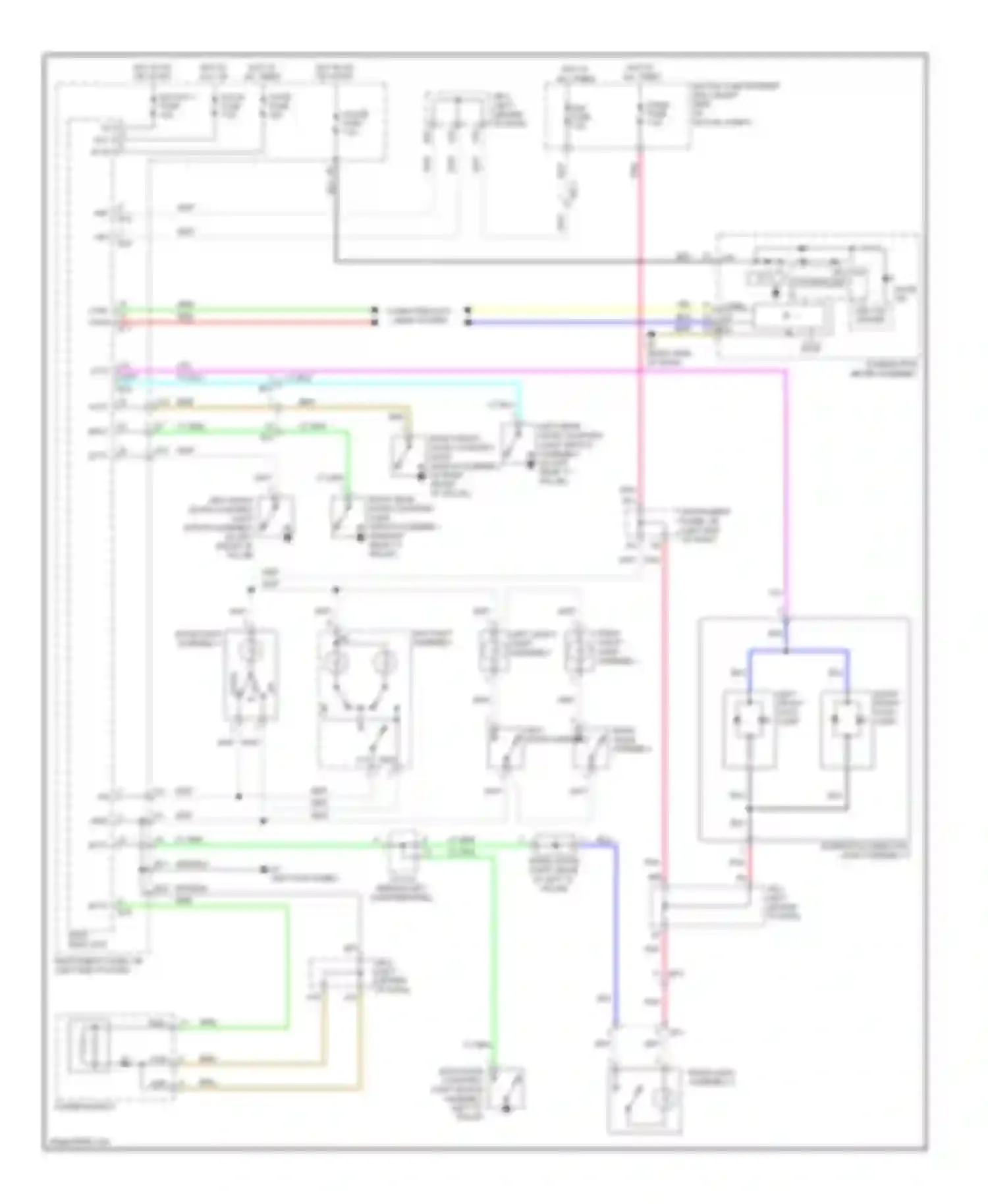 RAV4 Toyota IV (2012-2015): Courtesy lamps circuit, ev