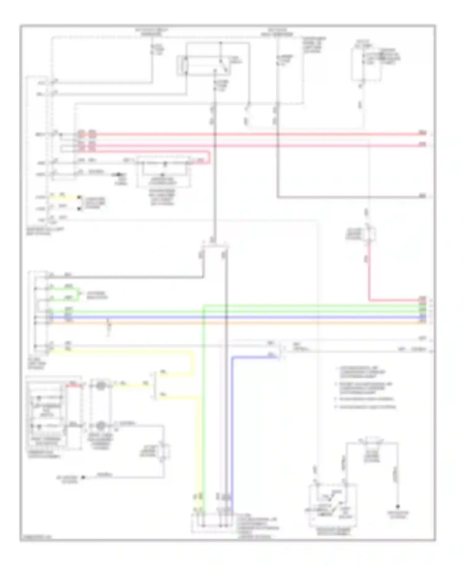 RAV4 Toyota IV (2012-2015): Instrument illumination circuit, except ev (1 of 4)