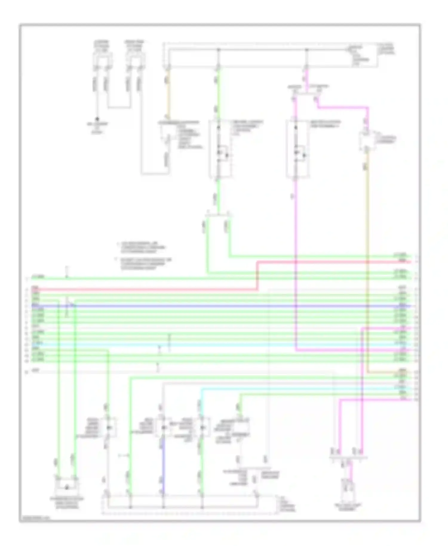 RAV4 Toyota IV (2012-2015): Instrument illumination circuit, except ev (3 of 4)